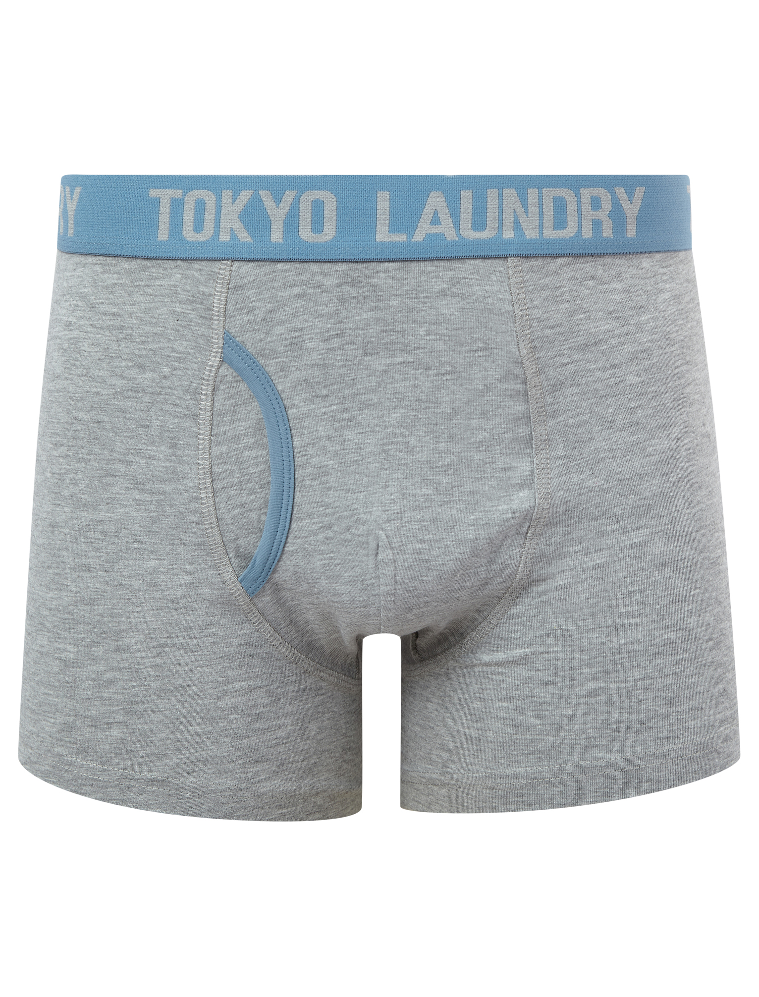 Tokyo Laundry Boxer Shorts Men's 2 Pack Stretch Cotton Underwear Boxers Grey - Picture 13 of 16