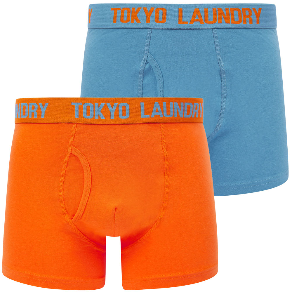 Tokyo Laundry Boxer Shorts Men's 2 Pack Stretch Cotton Underwear Boxers Elastic - Picture 27 of 31