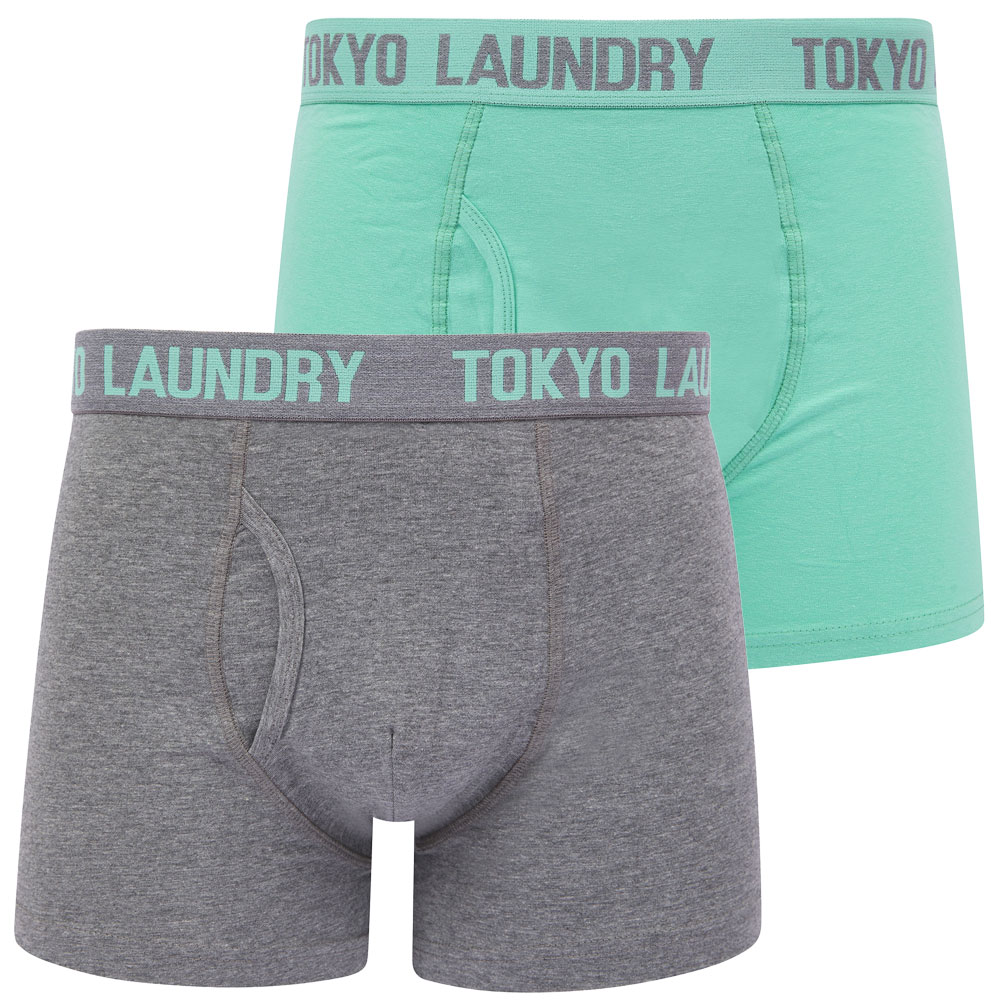 Tokyo Laundry Boxer Shorts Men's 2 Pack Stretch Cotton Underwear Boxers Elastic - Picture 12 of 31
