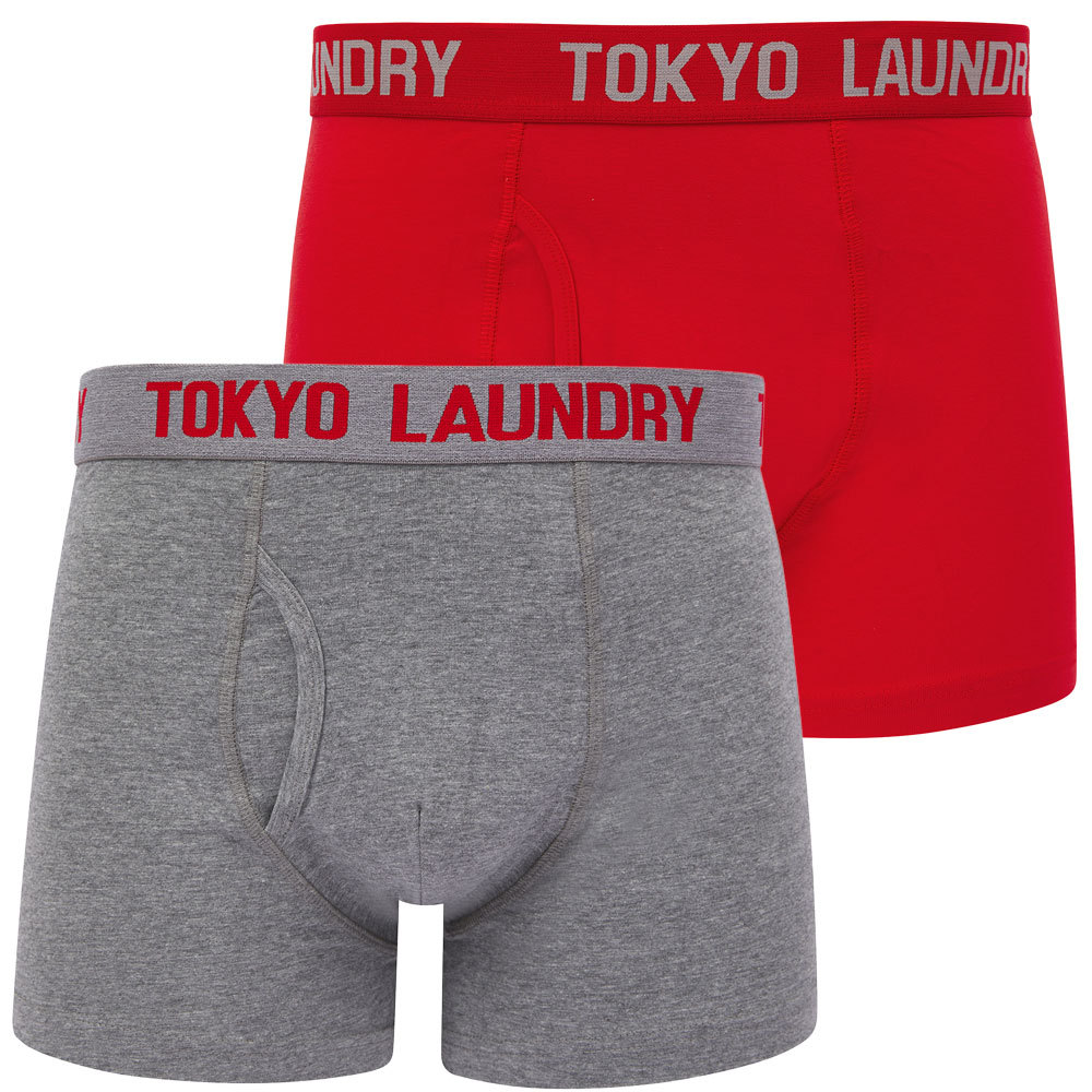 Tokyo Laundry Boxer Shorts Men's 2 Pack Stretch Cotton Underwear Boxers Elastic - Picture 22 of 31