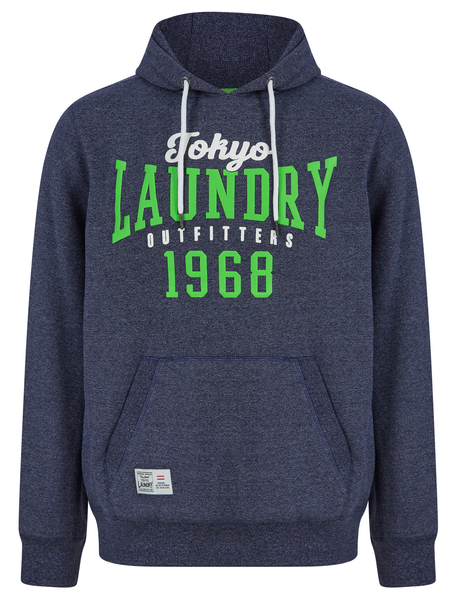 Tokyo Laundry Hoodie Mens Hooded Top Retro Hoody Pullover Sweater Top Sweatshirt - Picture 2 of 10