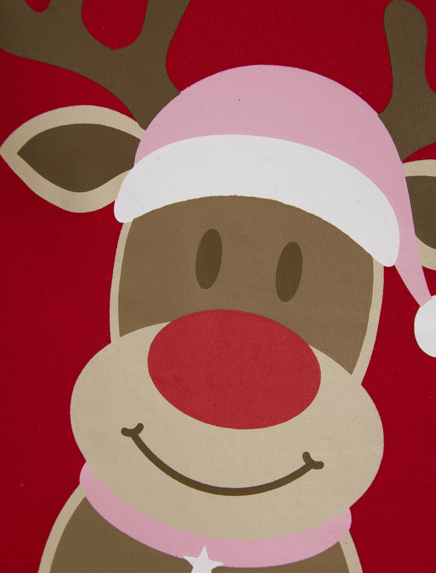 Girl's Christmas Pyjamas Xmas Rudolph Reindeer Cotton Sleepwear Set Top Bottoms - Picture 19 of 33