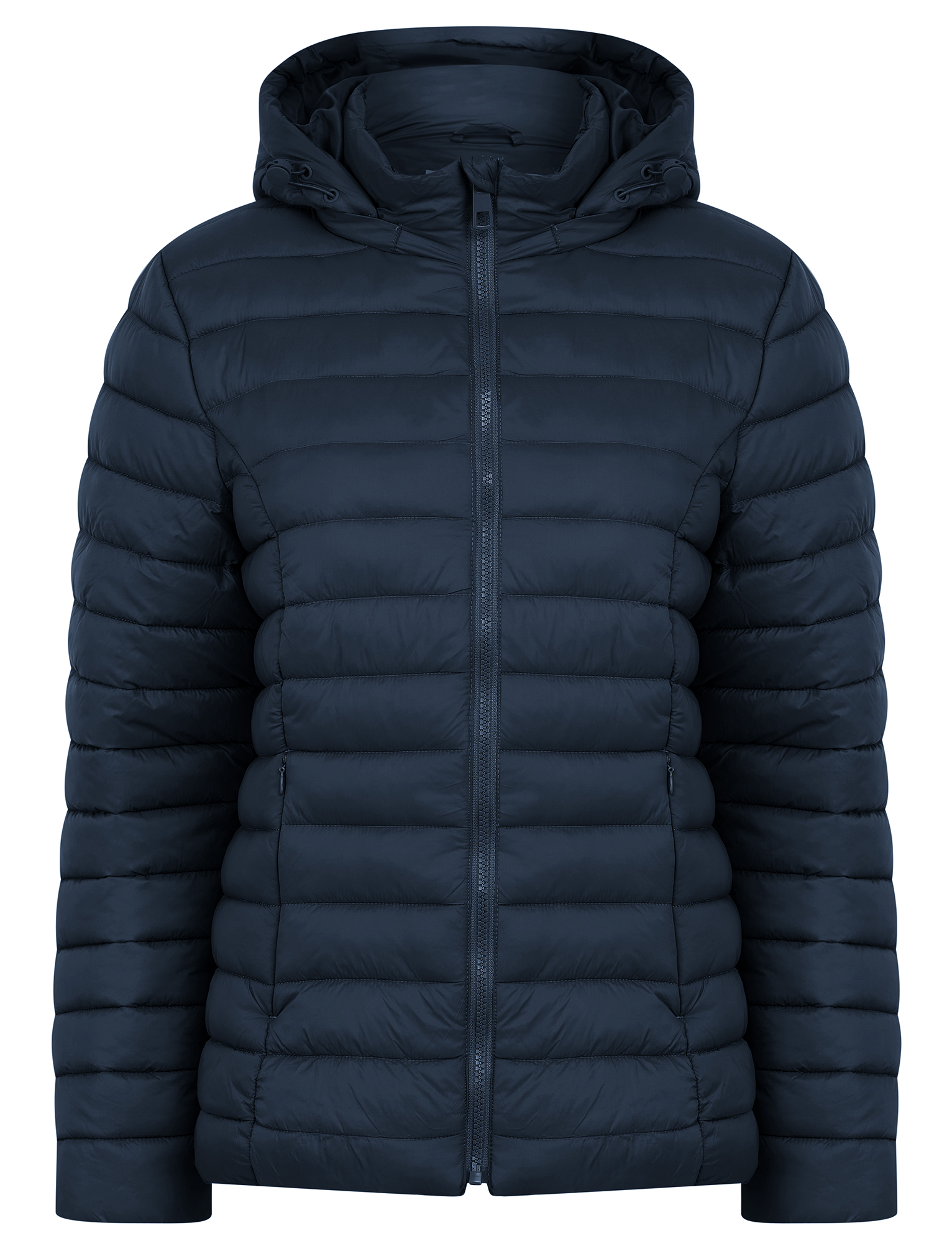 Women’s Quilted Puffer Jacket Coat Detachable Hood Hooded Plain by ...