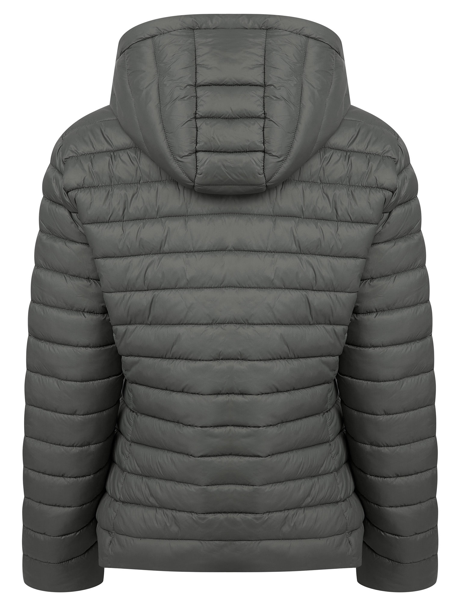 Women’s Quilted Puffer Jacket Coat Detachable Hood Hooded Plain by ...