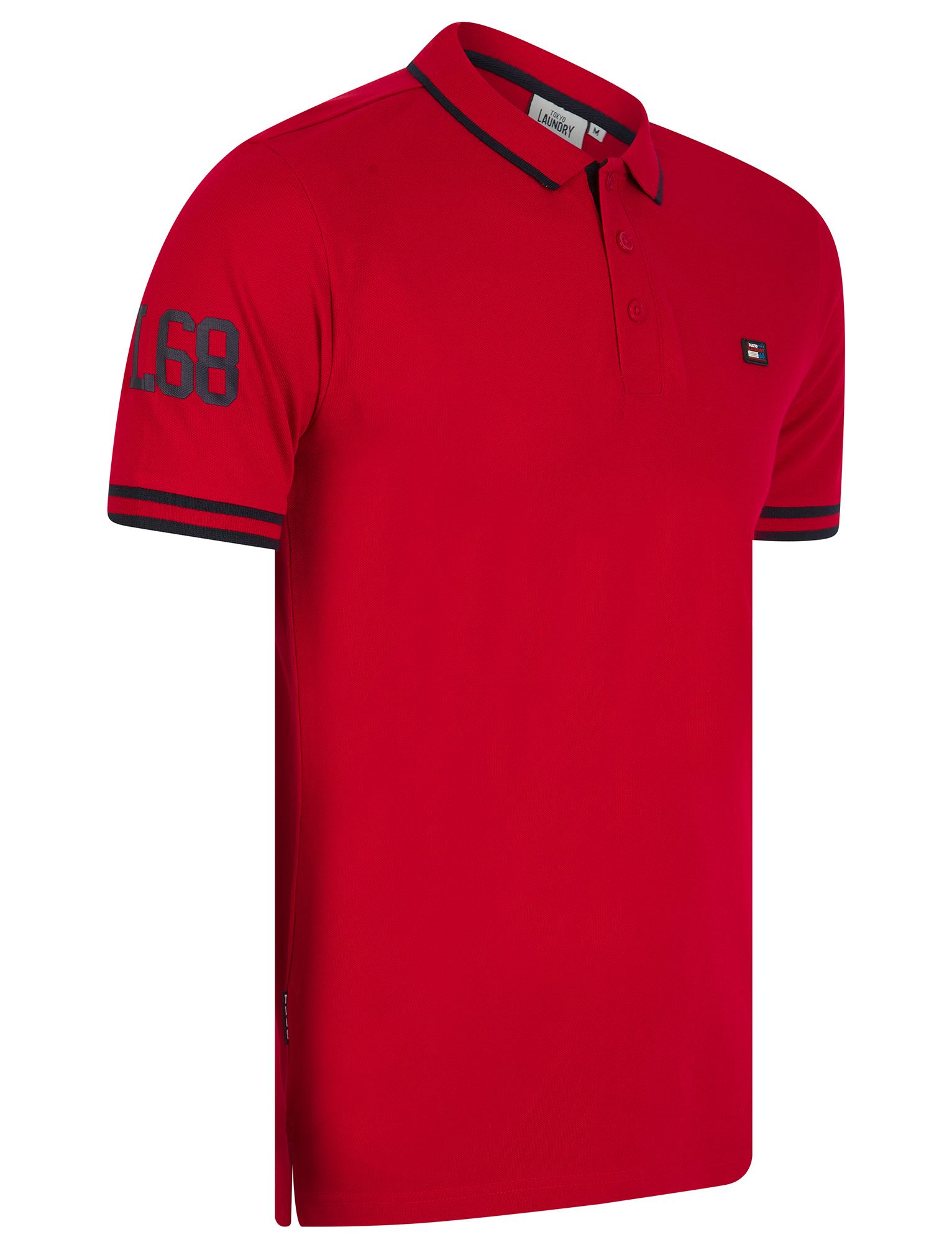 Paquete de 2 camisetas polo Tokyo Laundry para hombre 100 % algodón piqué informales - Imagen 17 de 21