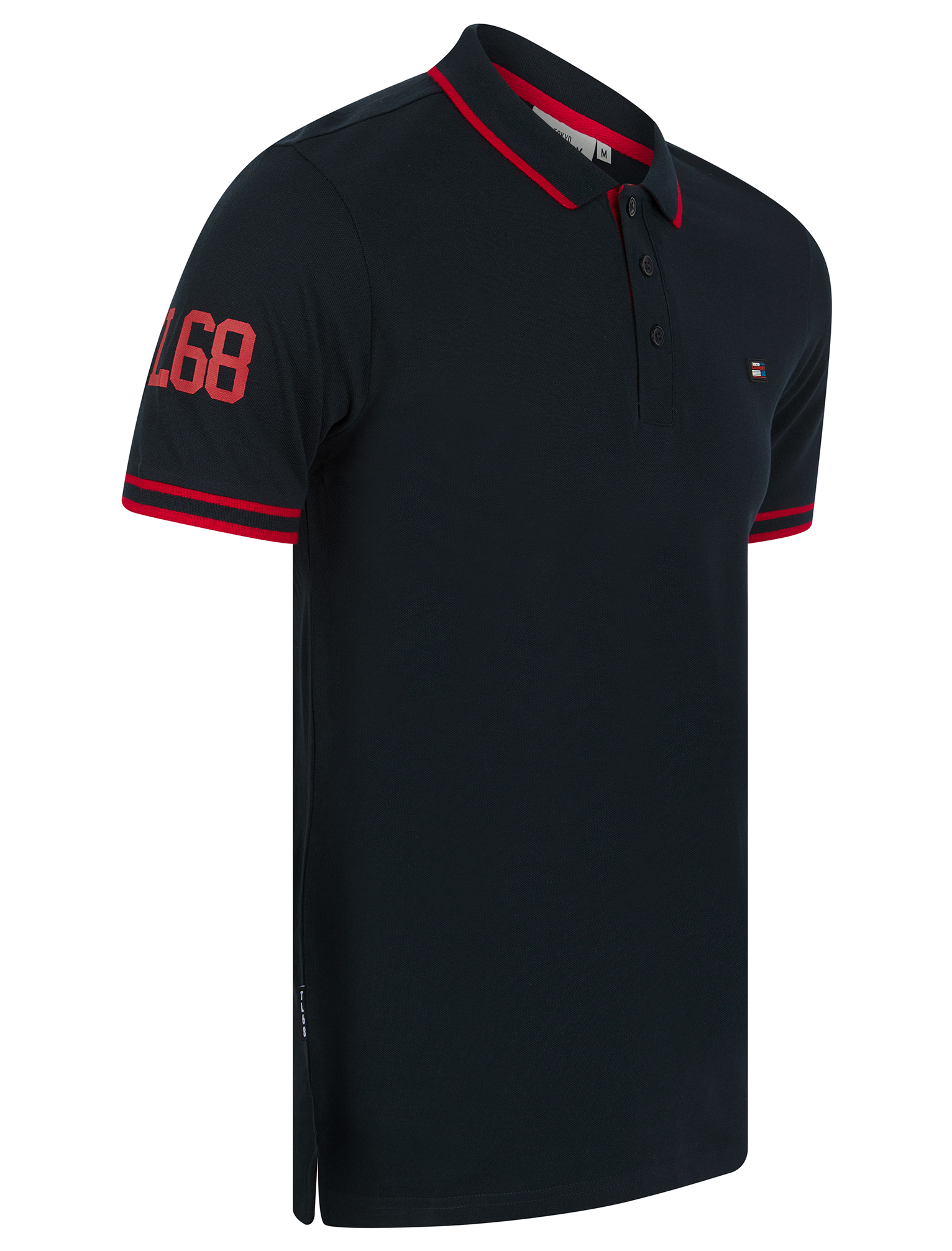 Paquete de 2 camisetas polo Tokyo Laundry para hombre 100 % algodón piqué informales - Imagen 13 de 21