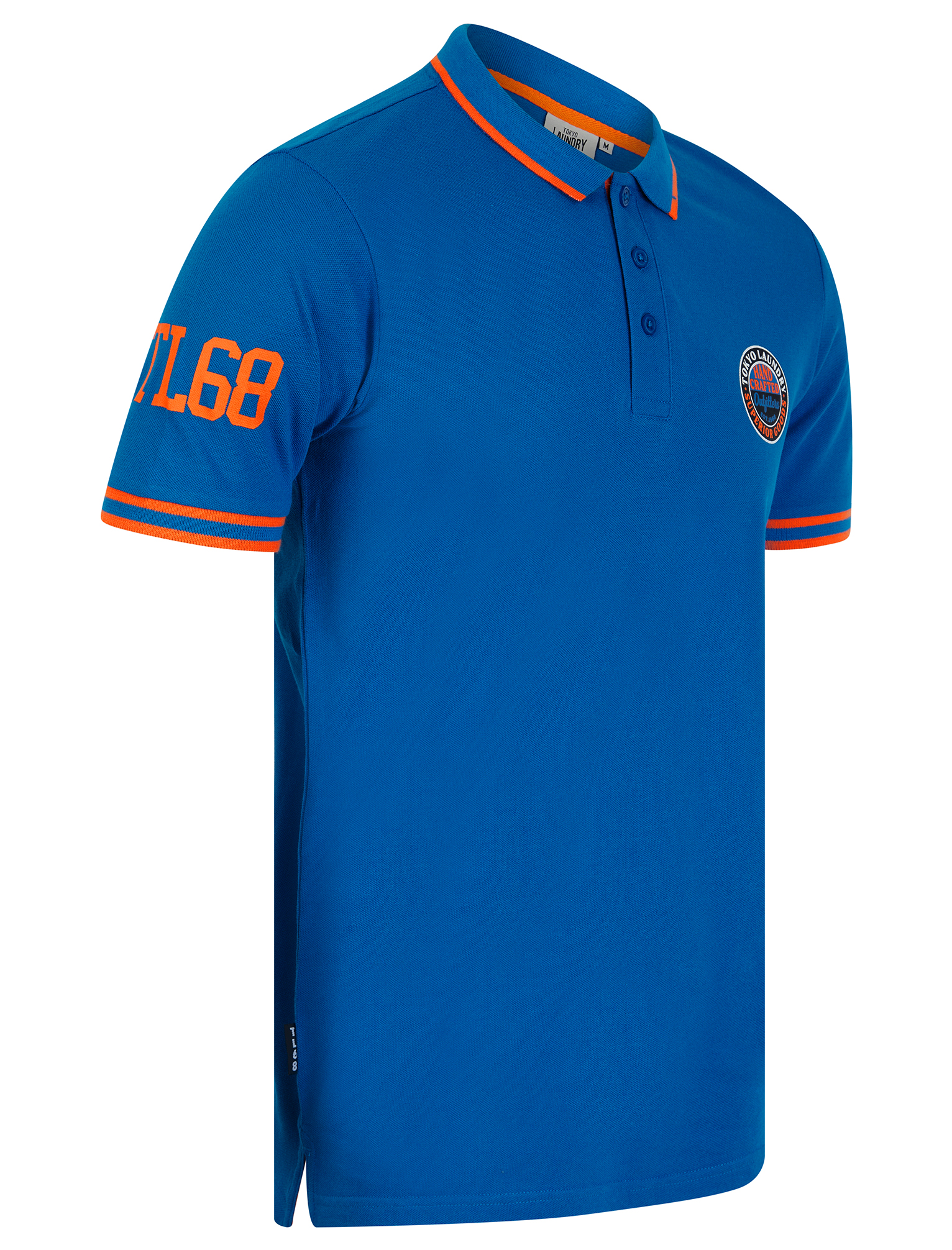 Paquete de 2 camisetas polo Tokyo Laundry para hombre 100 % algodón piqué informales - Imagen 7 de 21