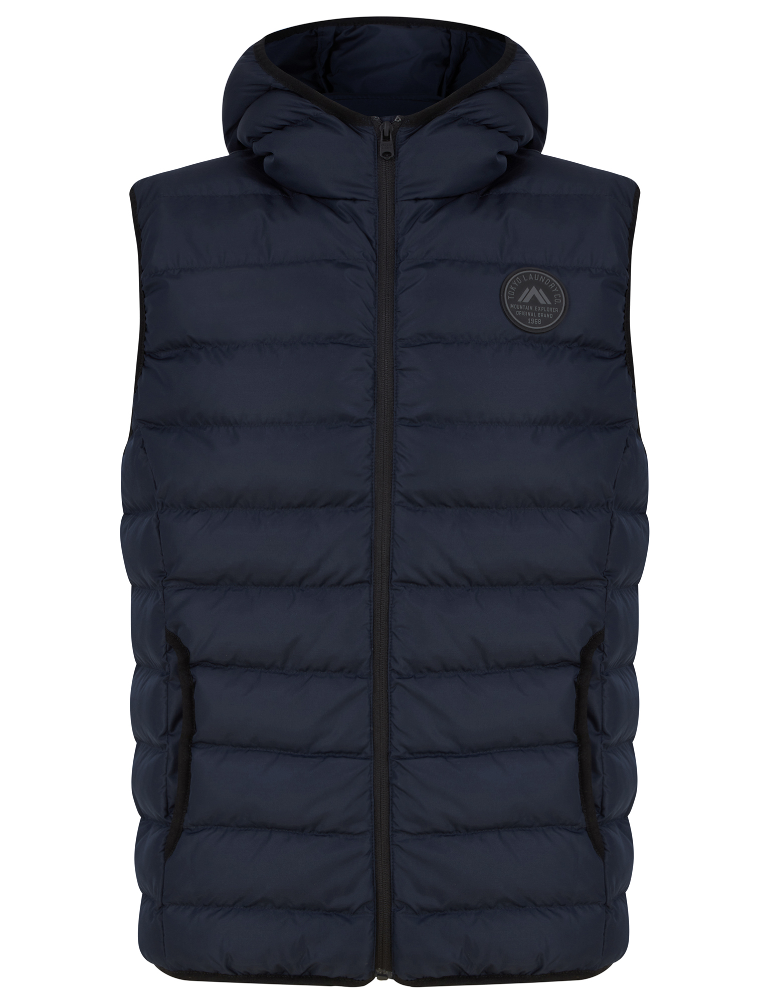 Tokyo Laundry Men's Gilet Hooded Quilted Puffer Body Warmer Padded ...