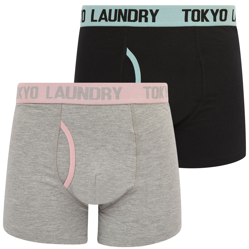 Tokyo Laundry Boxer Shorts Men's 2 Pack Stretch Cotton Boxers Underwear Elastic - Picture 12 of 16