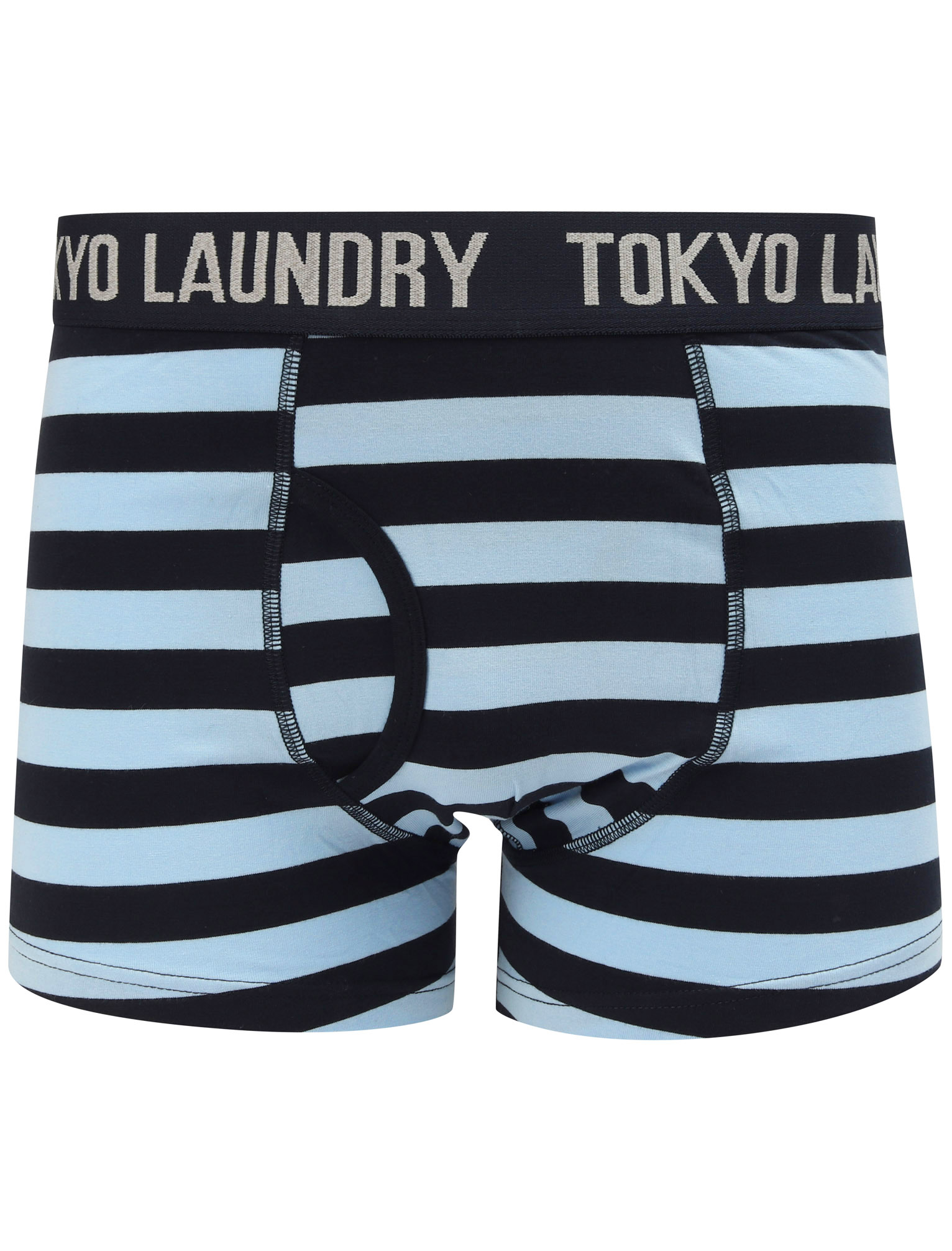 New Mens Tokyo Laundry (2 Pack) Cotton Striped Boxer Shorts Trunks Size  