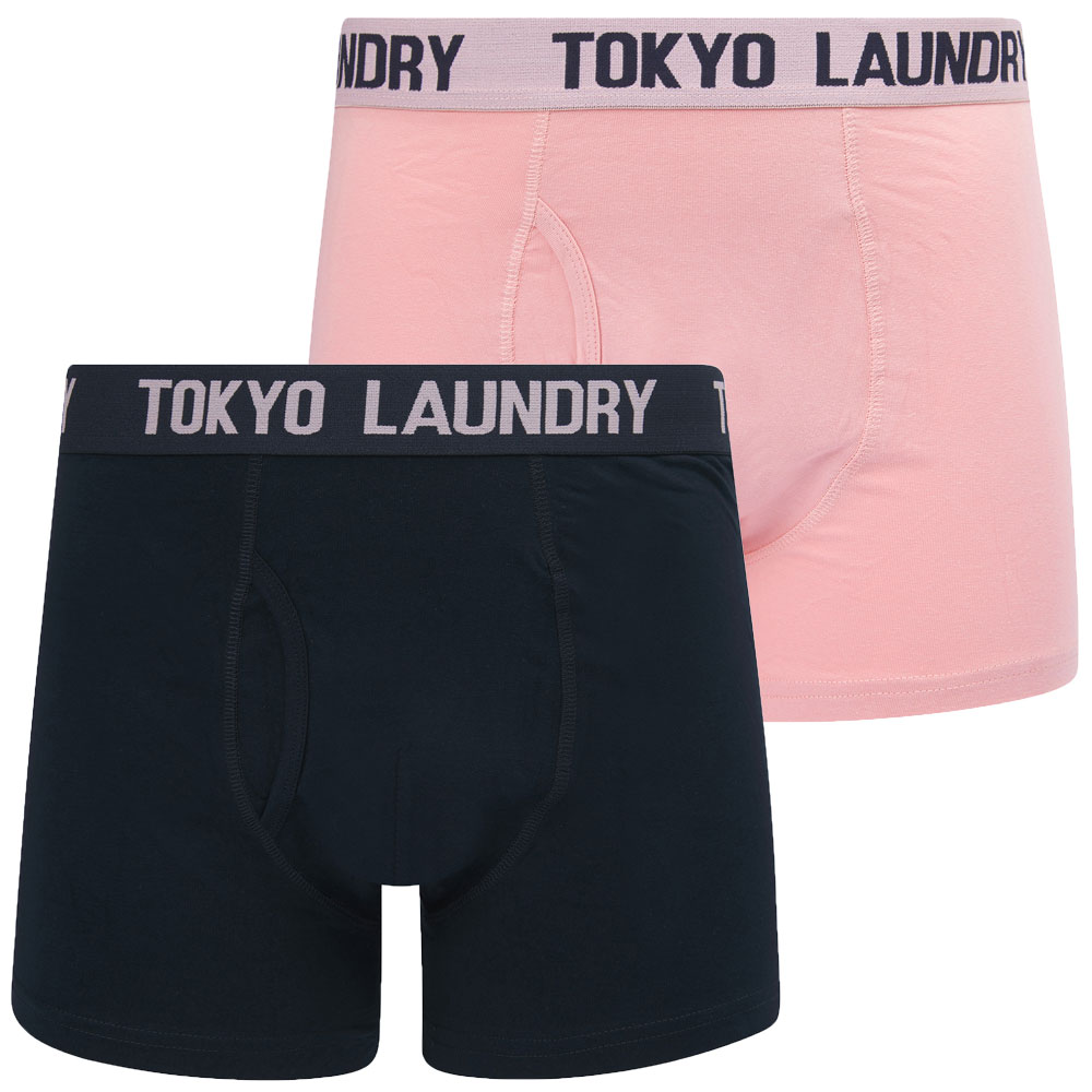 Tokyo Laundry Boxer Shorts Men's 2 Pack Stretch Cotton Boxers Underwear Elastic - Picture 2 of 16