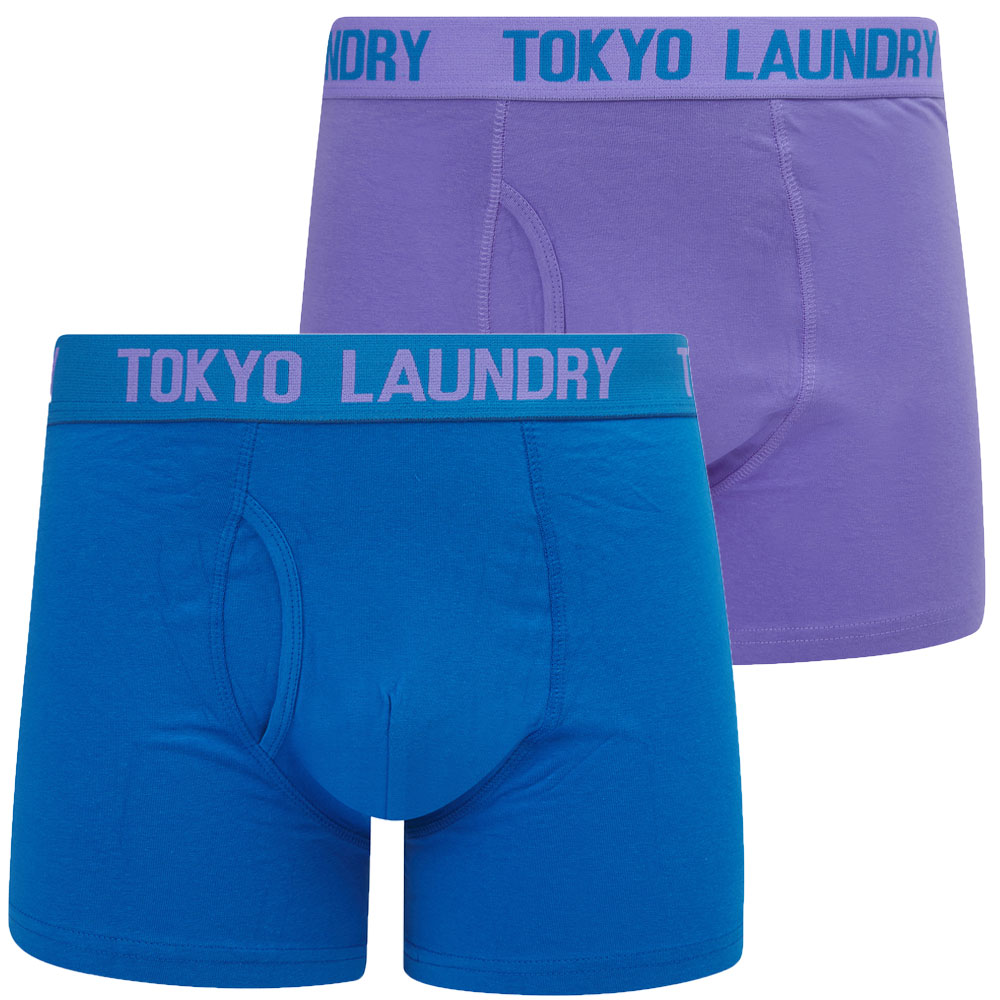 Tokyo Laundry Boxer Shorts Men's 2 Pack Stretch Cotton Boxers Underwear Elastic - Picture 7 of 16