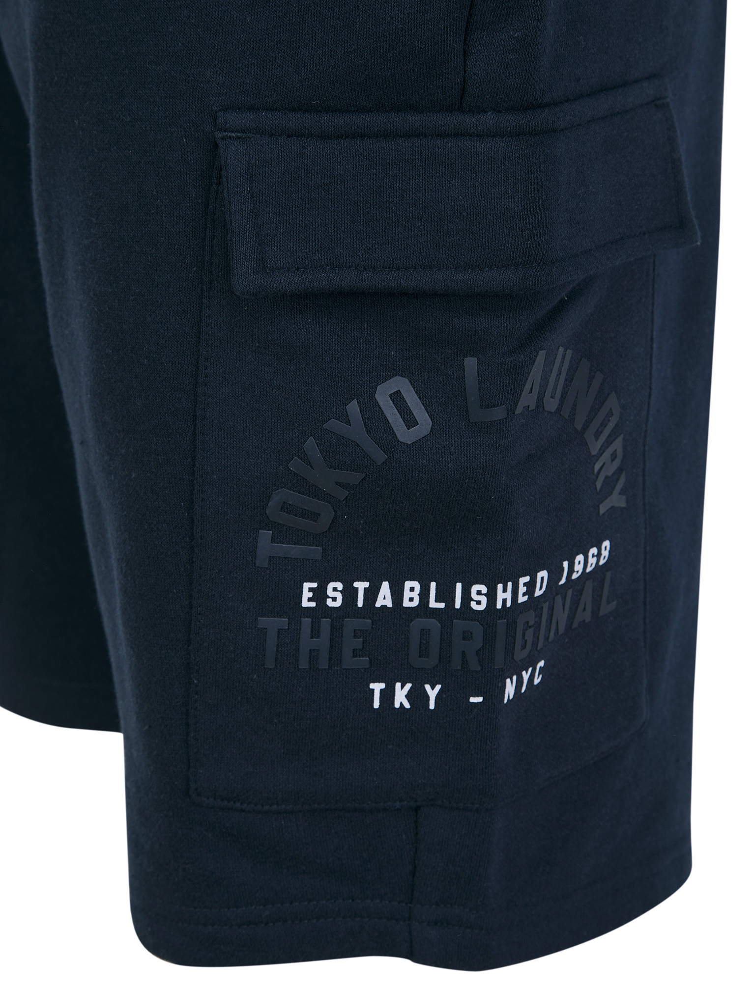 Tokyo Laundry Jogger Shorts Cargo Pockets Combat Elastic Waist Gym Sweat Casual - Picture 9 of 13