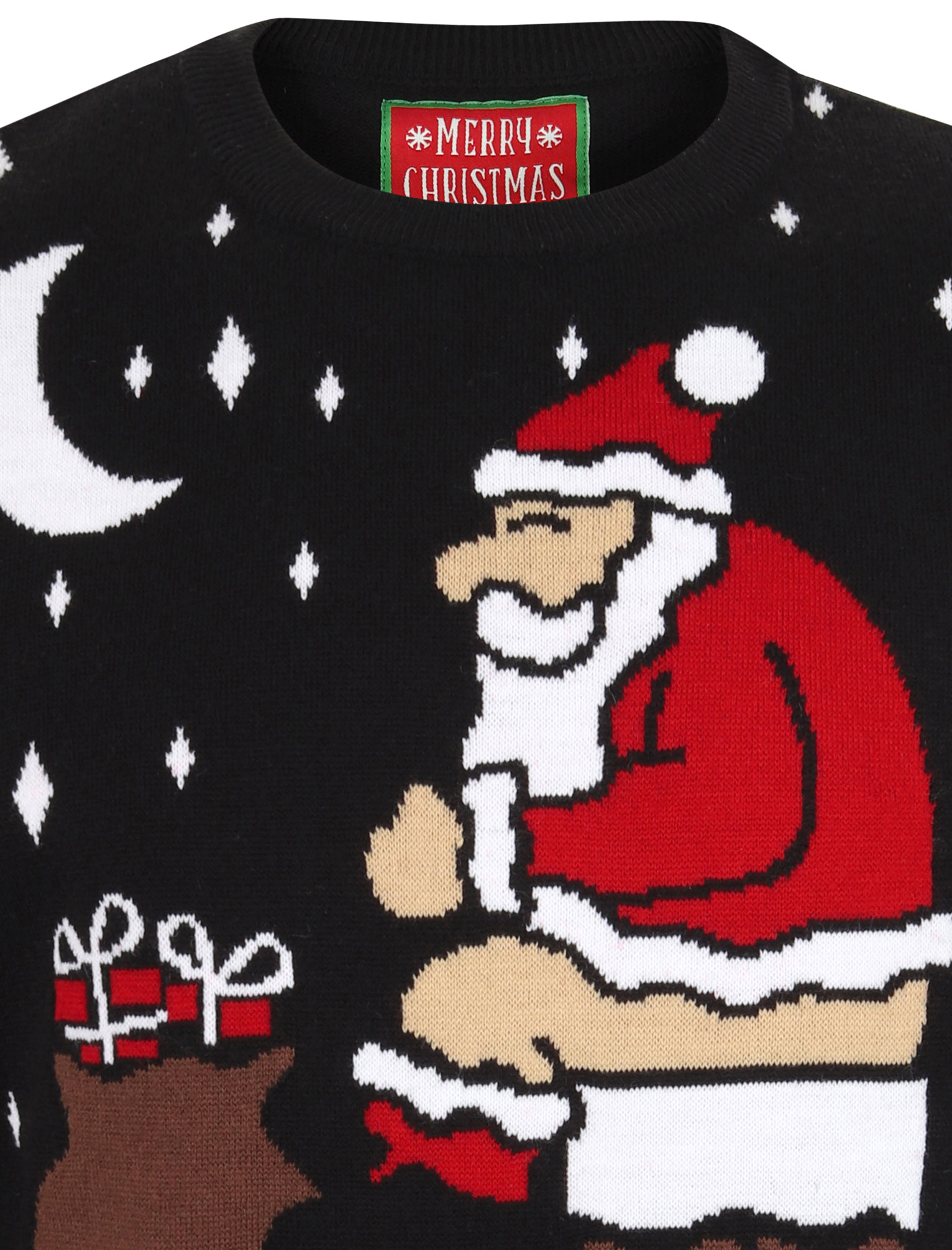 rude reindeer christmas jumper