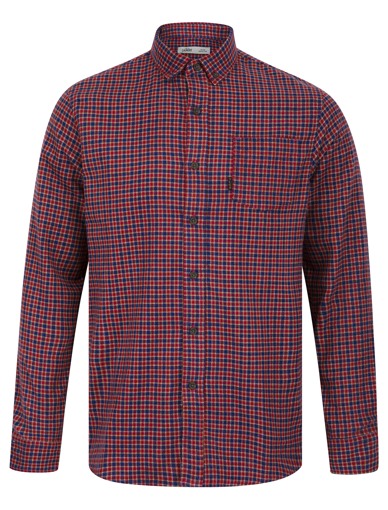 Tokyo Laundry Check Shirt 100% Cotton Flannel Lumberjack Thick Winter Checked - Picture 8 of 43