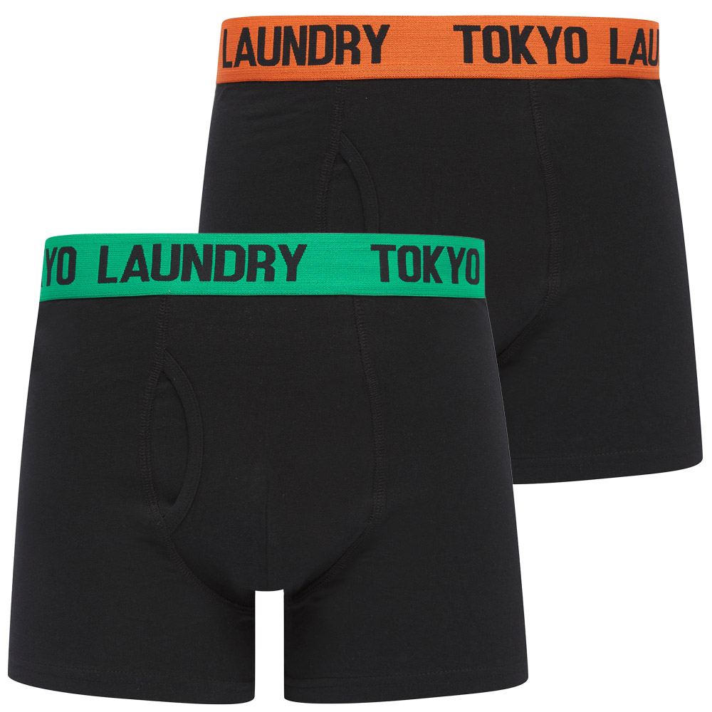 Tokyo Laundry Boxer Shorts Men's 2 Pack Boxers Elastic Stretch Cotton Underwear - Picture 7 of 16