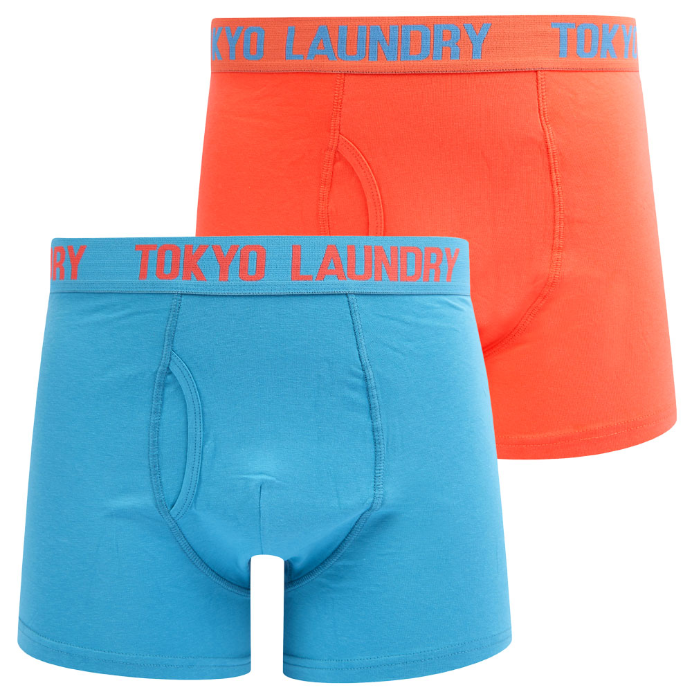 Tokyo Laundry Boxer Shorts Men's 2 Pack Stretch Cotton Underwear Boxers Elastic - Picture 12 of 16