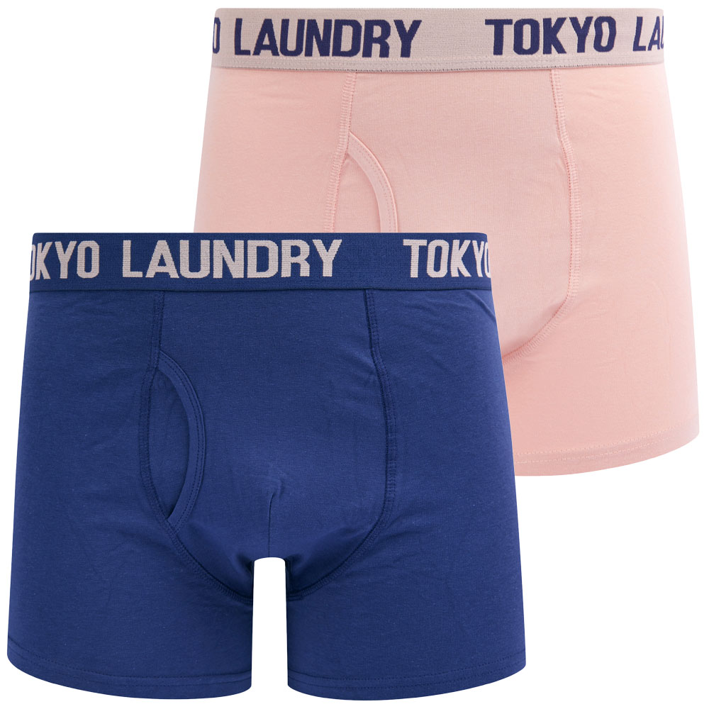 Tokyo Laundry Boxer Shorts Men's 2 Pack Stretch Cotton Underwear Boxers Elastic - Picture 7 of 16