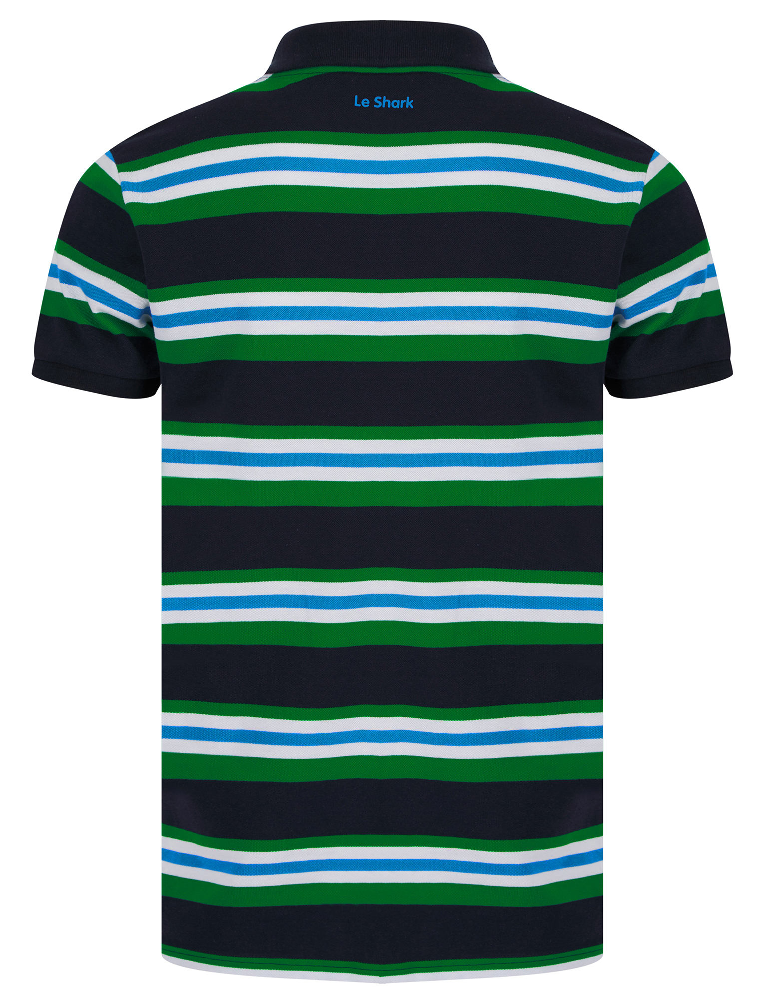 Le Shark Polo Shirt Men's Striped Cotton Pique Sportswear Casual T-Shirt Top Tee - Picture 36 of 37
