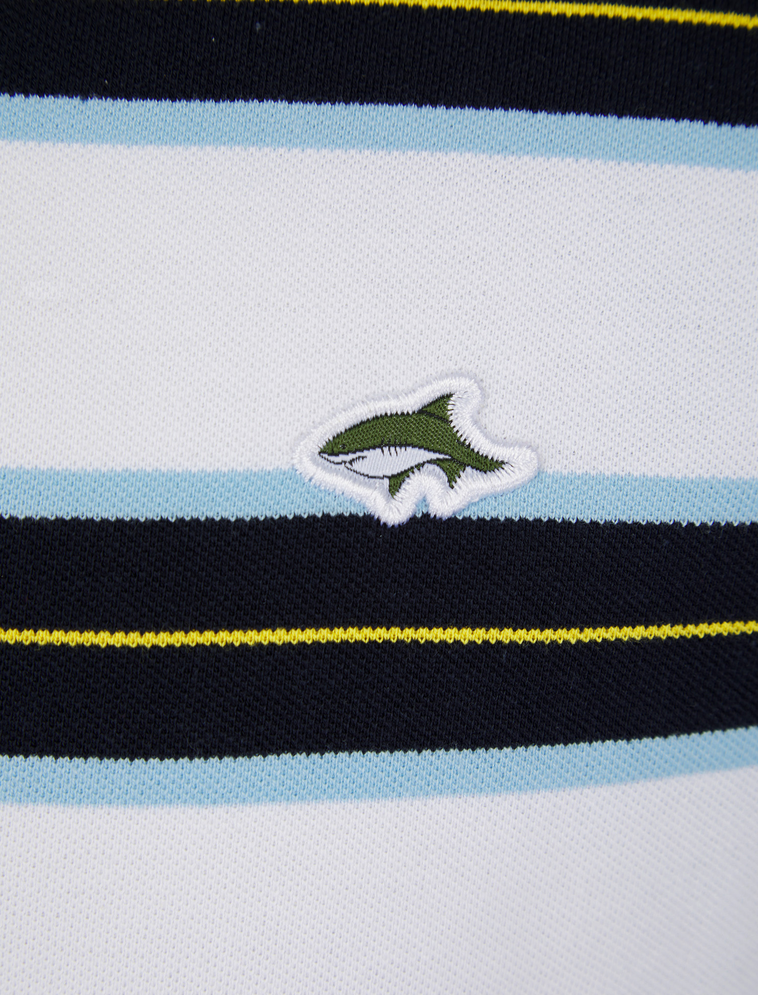 Le Shark Polo Shirt Men's Striped Cotton Pique Sportswear Casual T-Shirt Top Tee - Picture 7 of 37