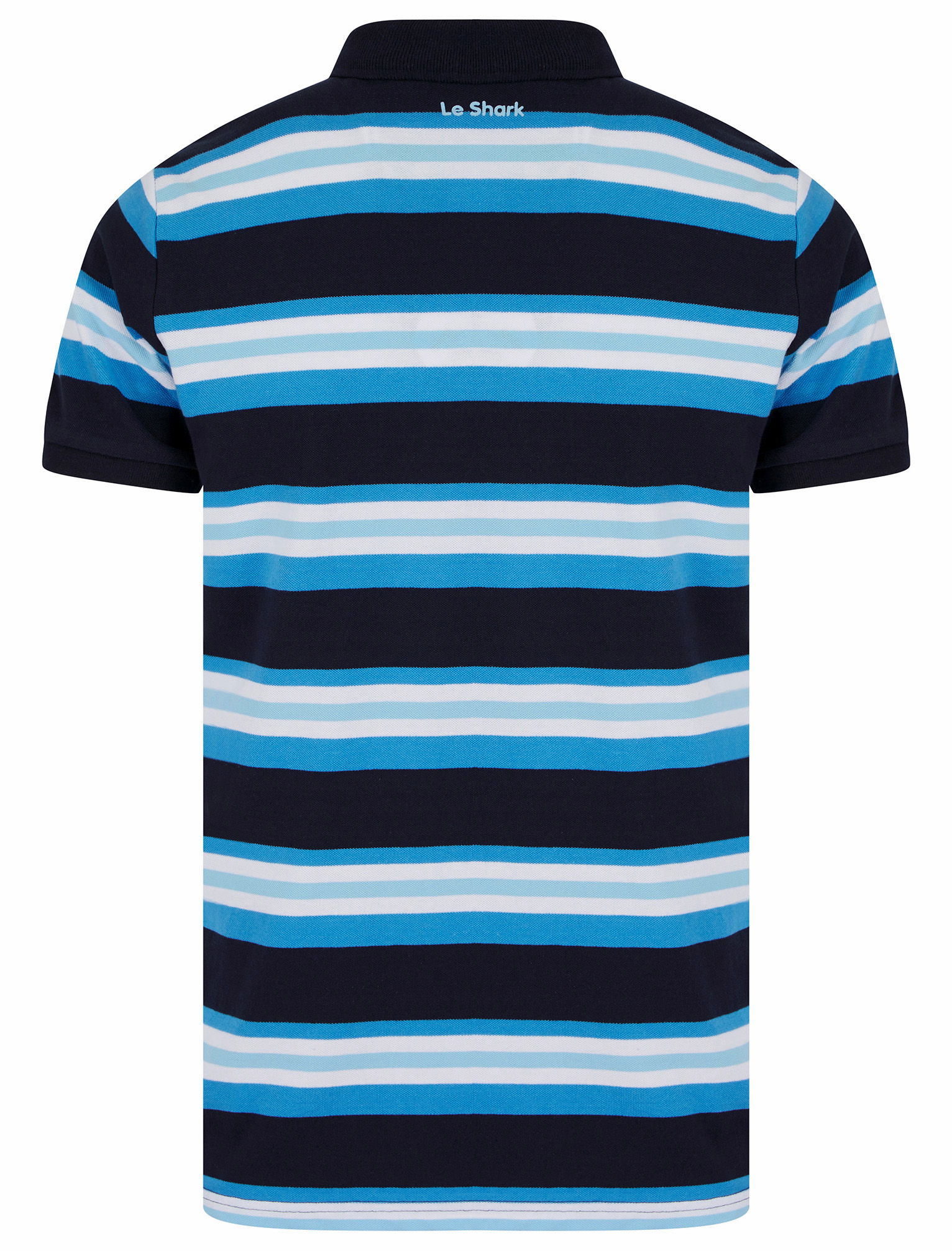 Le Shark Polo Shirt Men's Striped Cotton Pique Sportswear Casual T-Shirt Top Tee - Picture 31 of 37