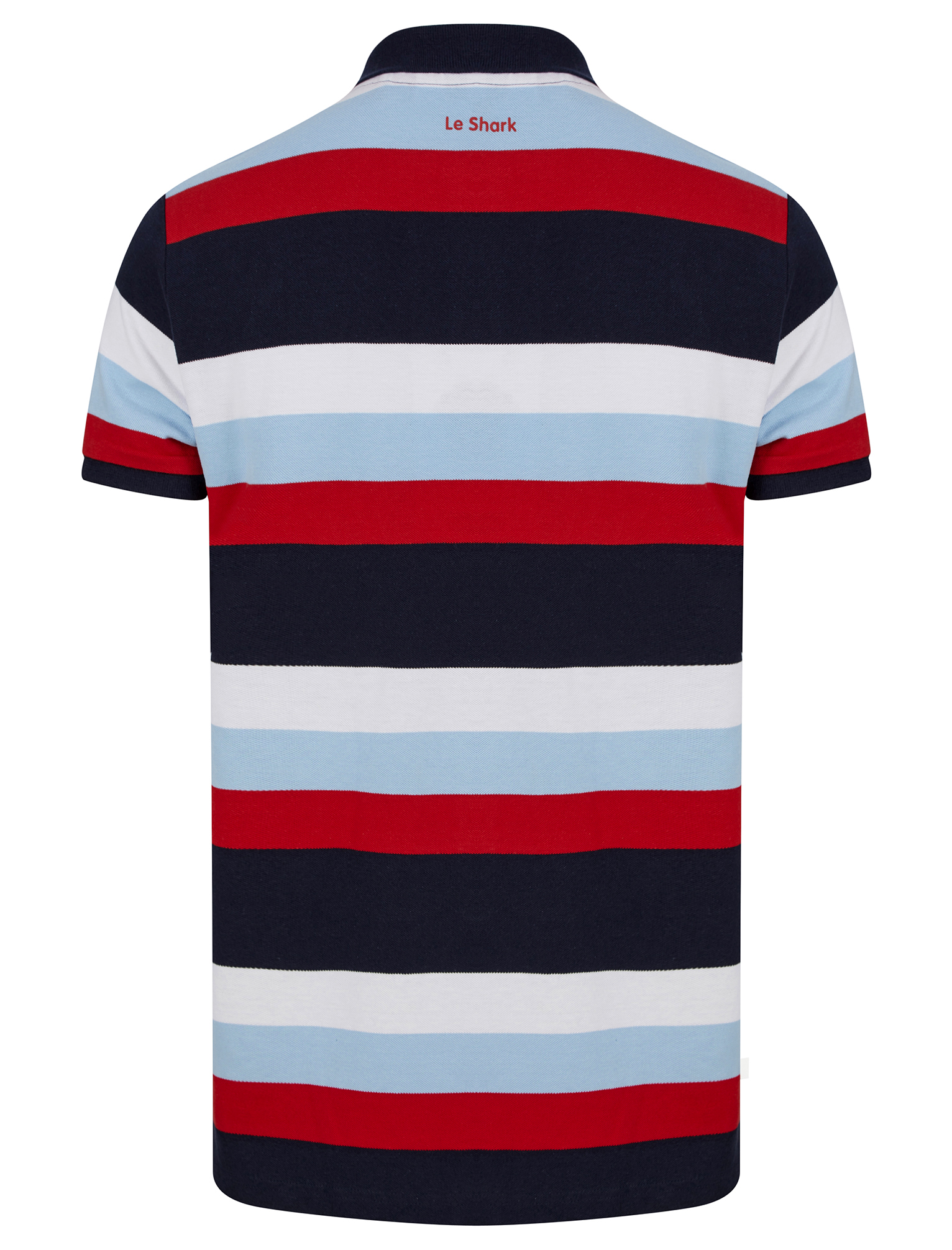 Le Shark Polo Shirt Men's Striped Cotton Pique Sportswear Casual T-Shirt Top Tee - Picture 21 of 37