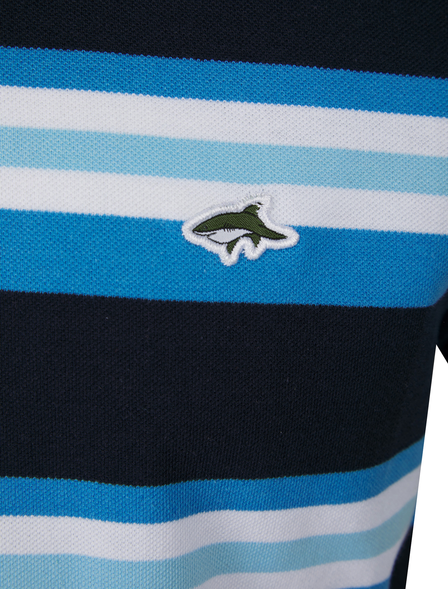 Le Shark Polo Shirt Men's Striped Cotton Pique Sportswear Casual T-Shirt Top Tee - Picture 30 of 37