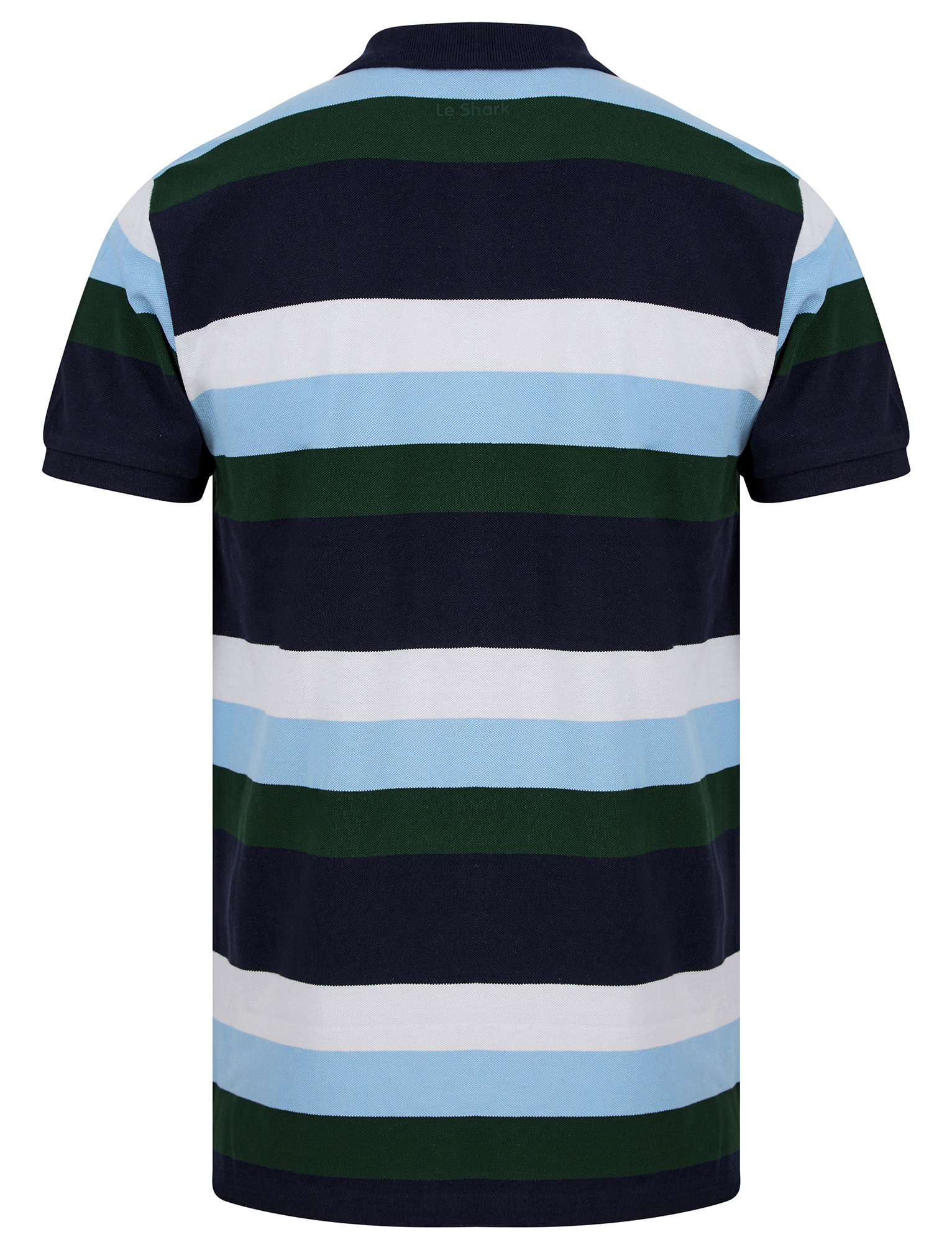 Le Shark Polo Shirt Men's Striped Cotton Pique Sportswear Casual T-Shirt Top Tee - Picture 24 of 37