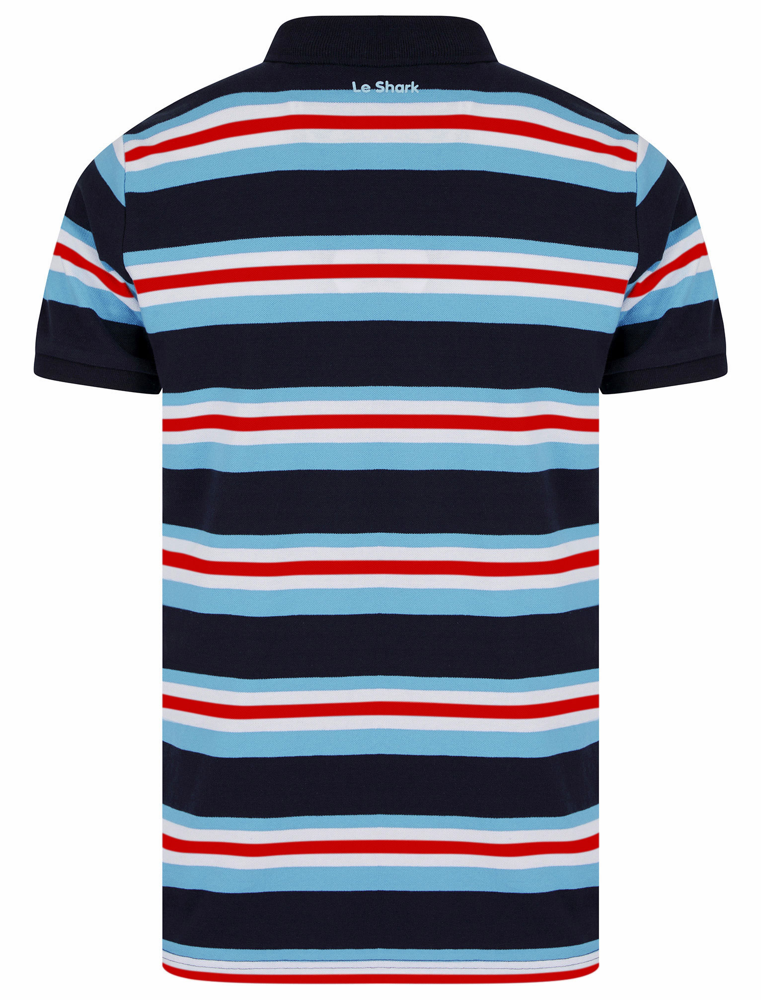 Le Shark Polo Shirt Men's Striped Cotton Pique Sportswear Casual T-Shirt Top Tee - Picture 33 of 37