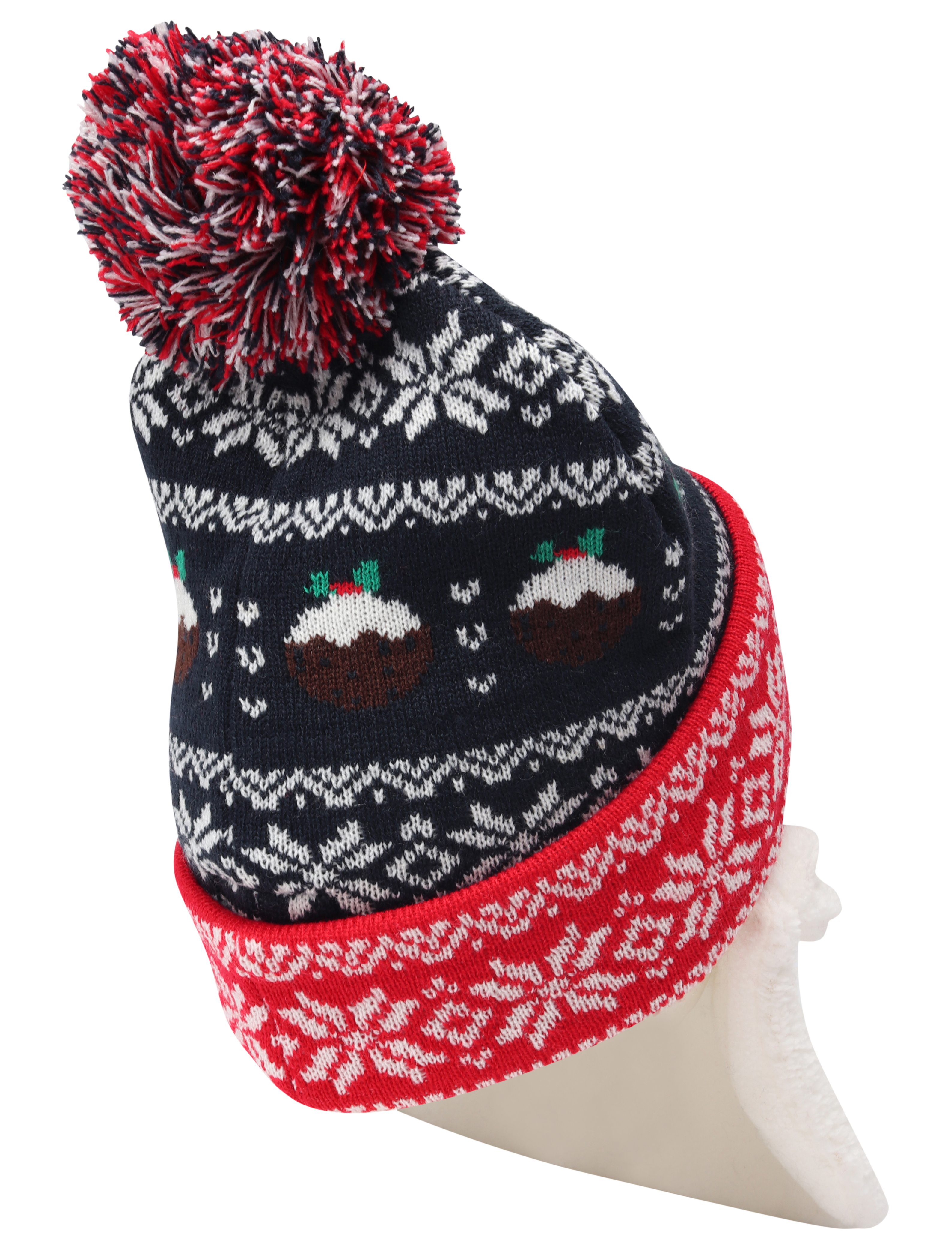 mens christmas bobble hat