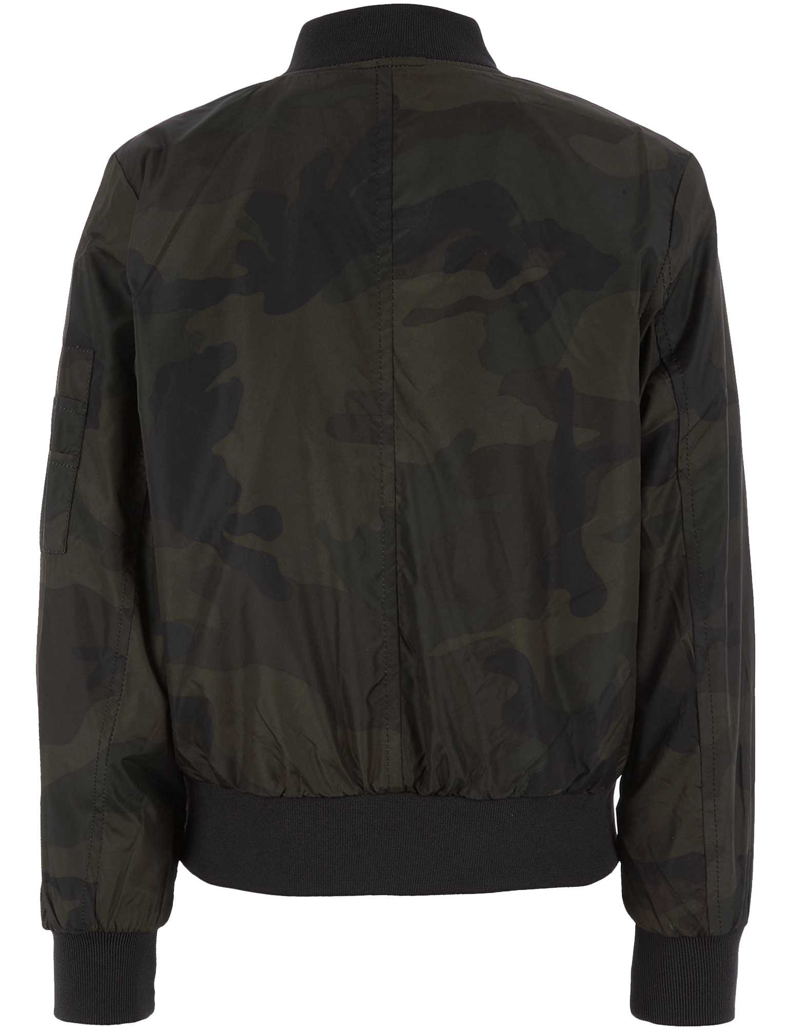 collarless zip jacket