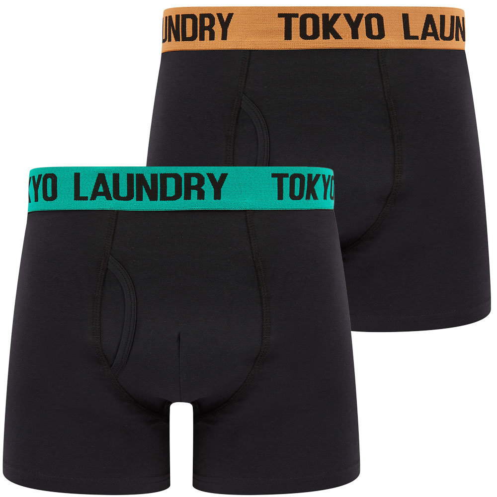 Tokyo Laundry Boxer Shorts Men's Boxers Trunks Underwear Black Stretch Cotton - Picture 12 of 16