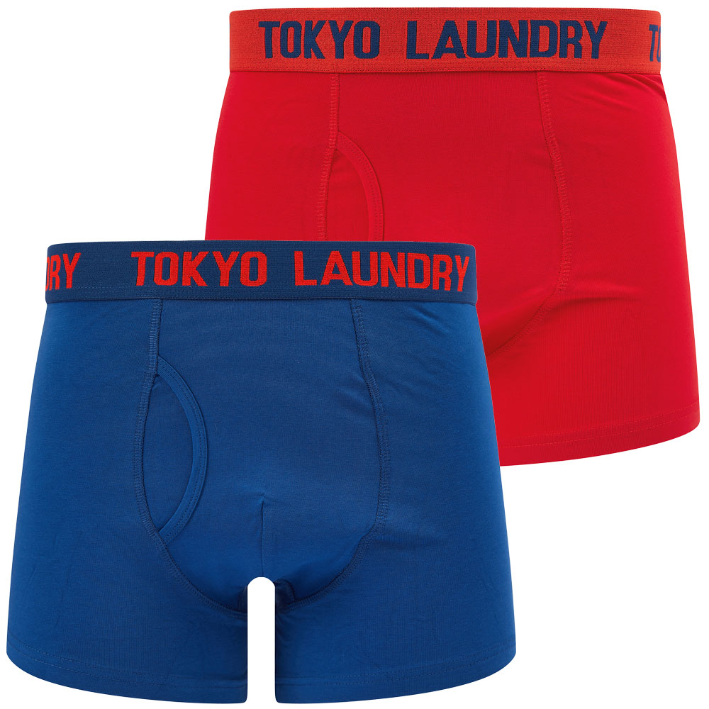 Tokyo Laundry Boxer Shorts Men's 2 Pack Stretch Cotton Underwear Boxers Elastic - Picture 12 of 16
