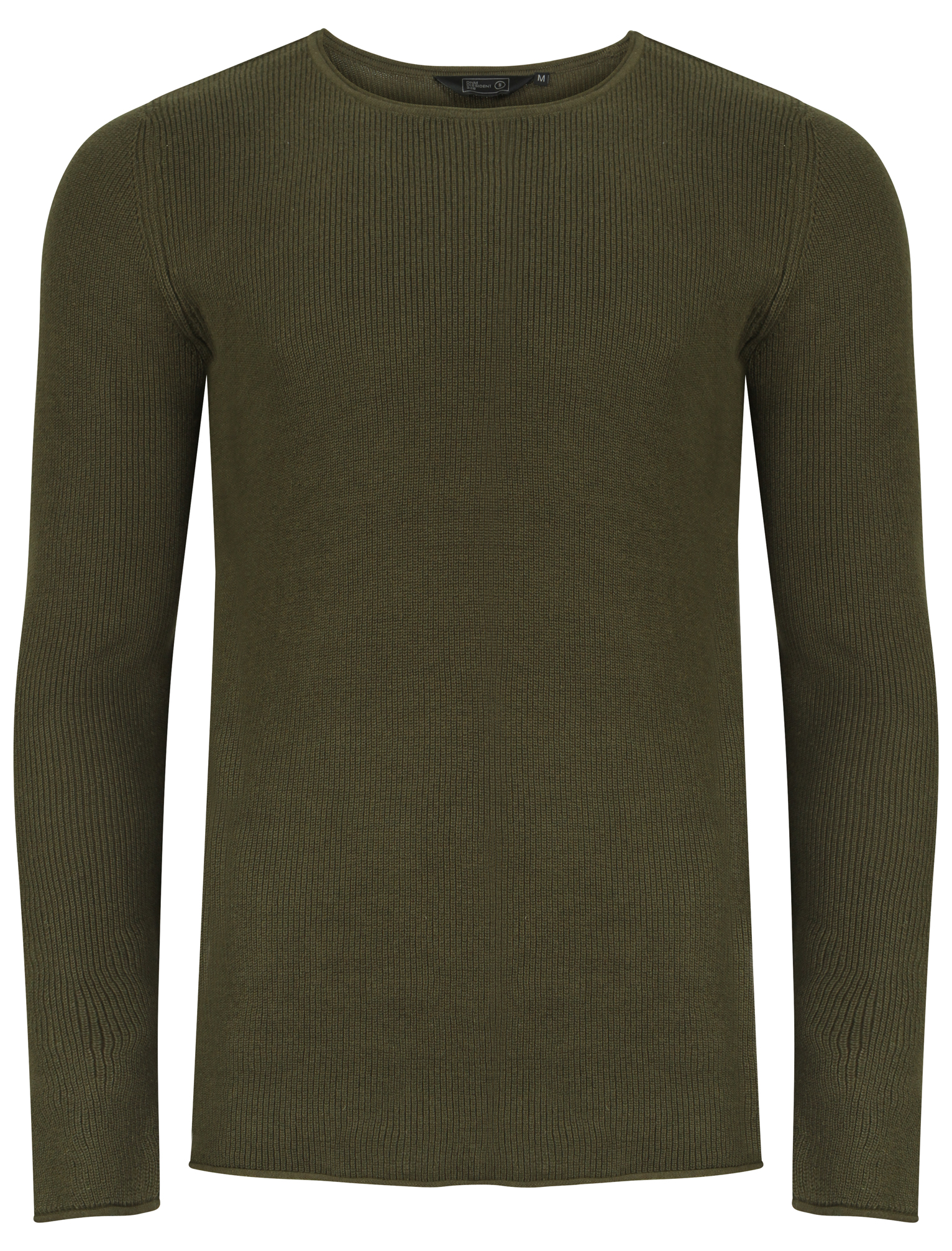 Details about   Mens Dissident Mellow Crew Neck Long Sleeve Ribbed Knitted Jumper Top Size S-XXL