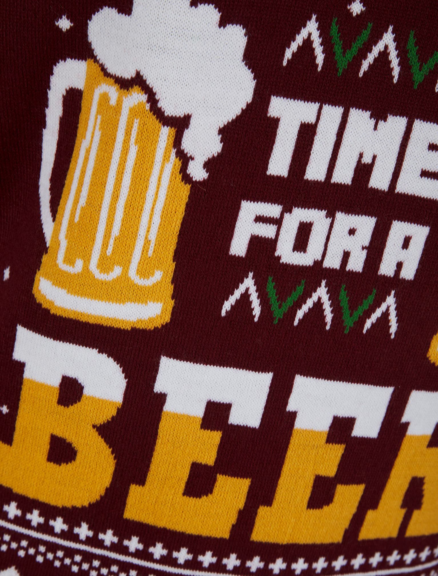 Christmas Jumper Mens Knitted Funny Novelty Xmas Sweater Top Santa Reindeer Beer - Picture 46 of 55