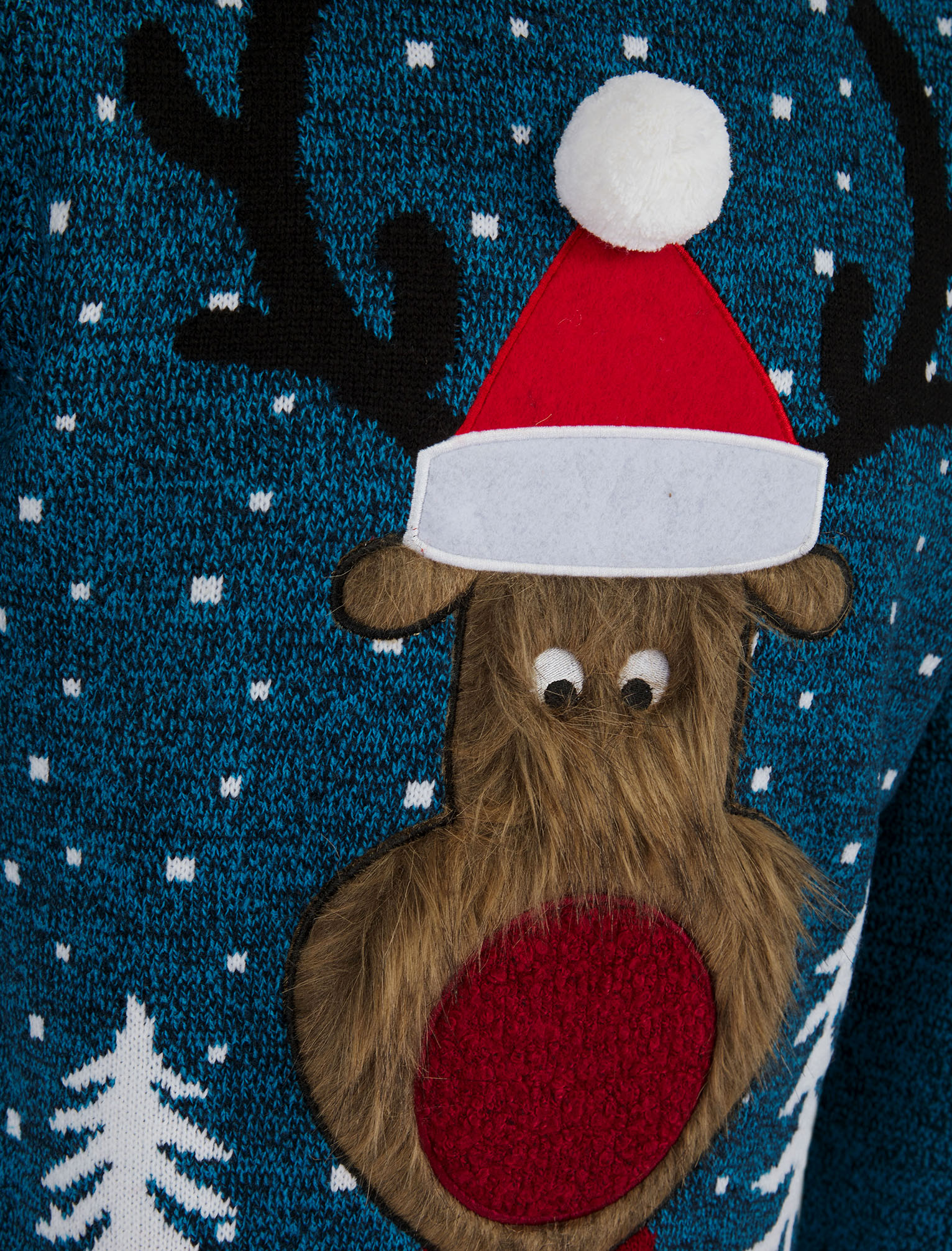 Christmas Jumper Mens Knitted Funny Novelty Xmas Sweater Top Santa Reindeer Beer - Picture 10 of 55