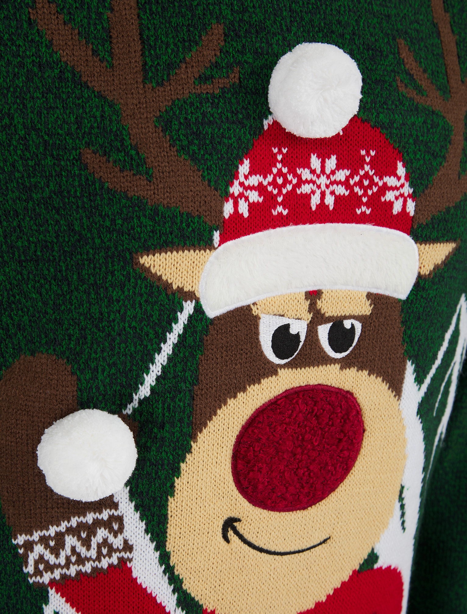 Christmas Jumper Mens Knitted Funny Novelty Xmas Sweater Top Santa Reindeer Beer - Picture 28 of 55