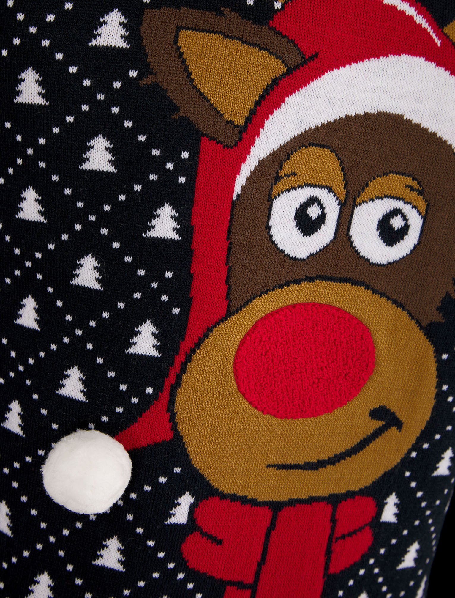 Christmas Jumper Mens Knitted Funny Novelty Xmas Sweater Top Santa Reindeer Beer - Picture 7 of 55