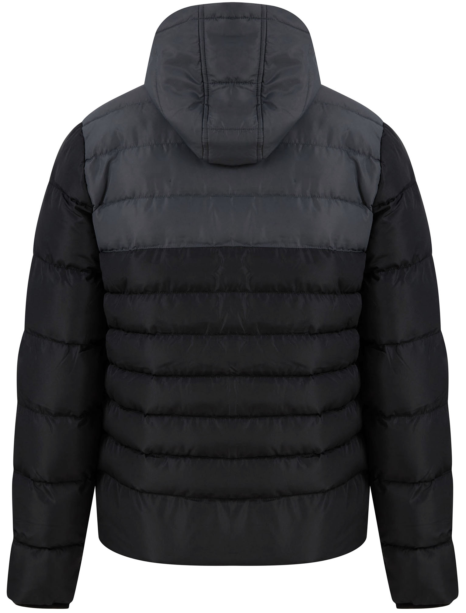 DISSIDENT HERREN PUFFERJACKE Kapuze Chevron gesteppt gepolsterter ...