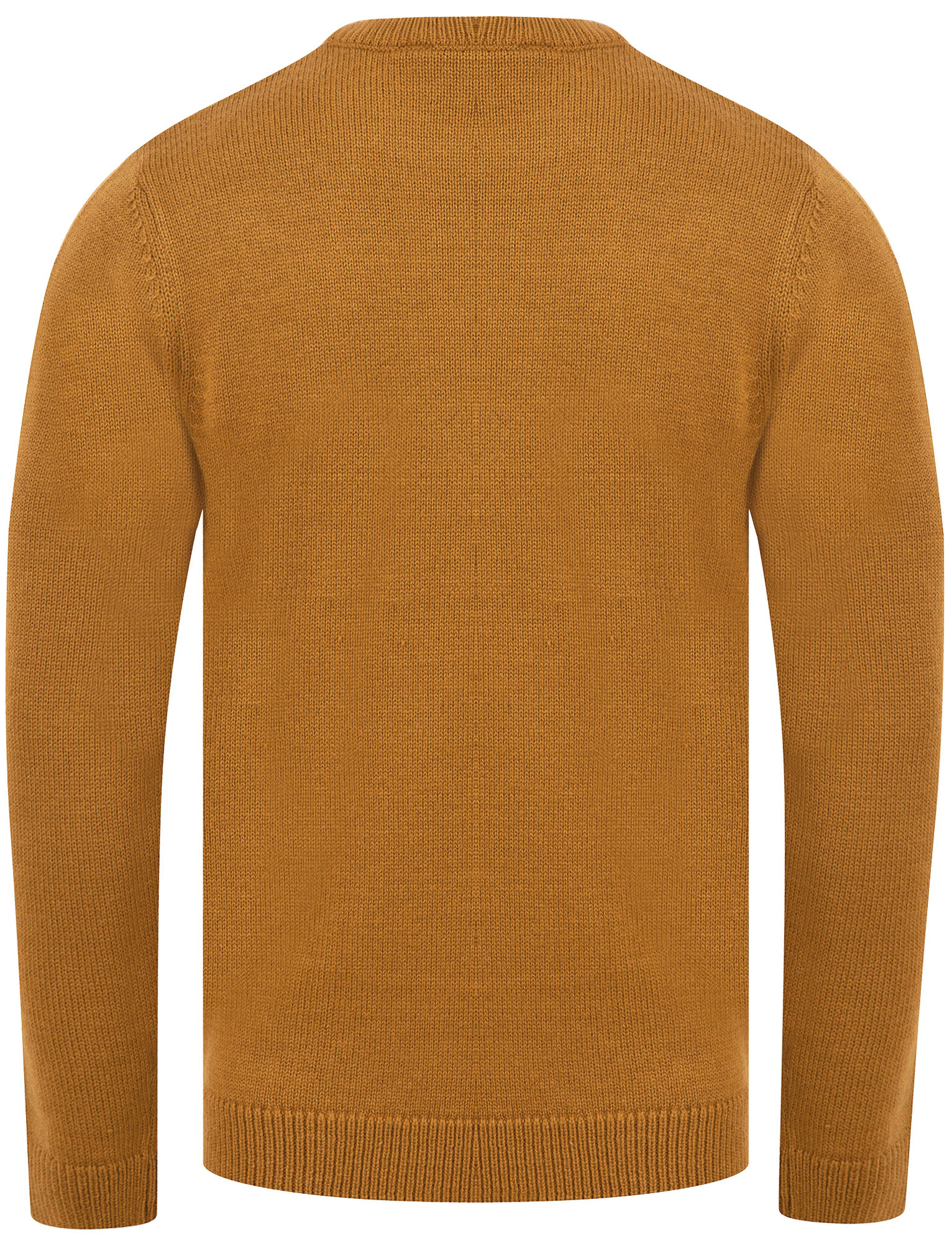 Wool Mix Crew Neck Knitted Sweater Top 