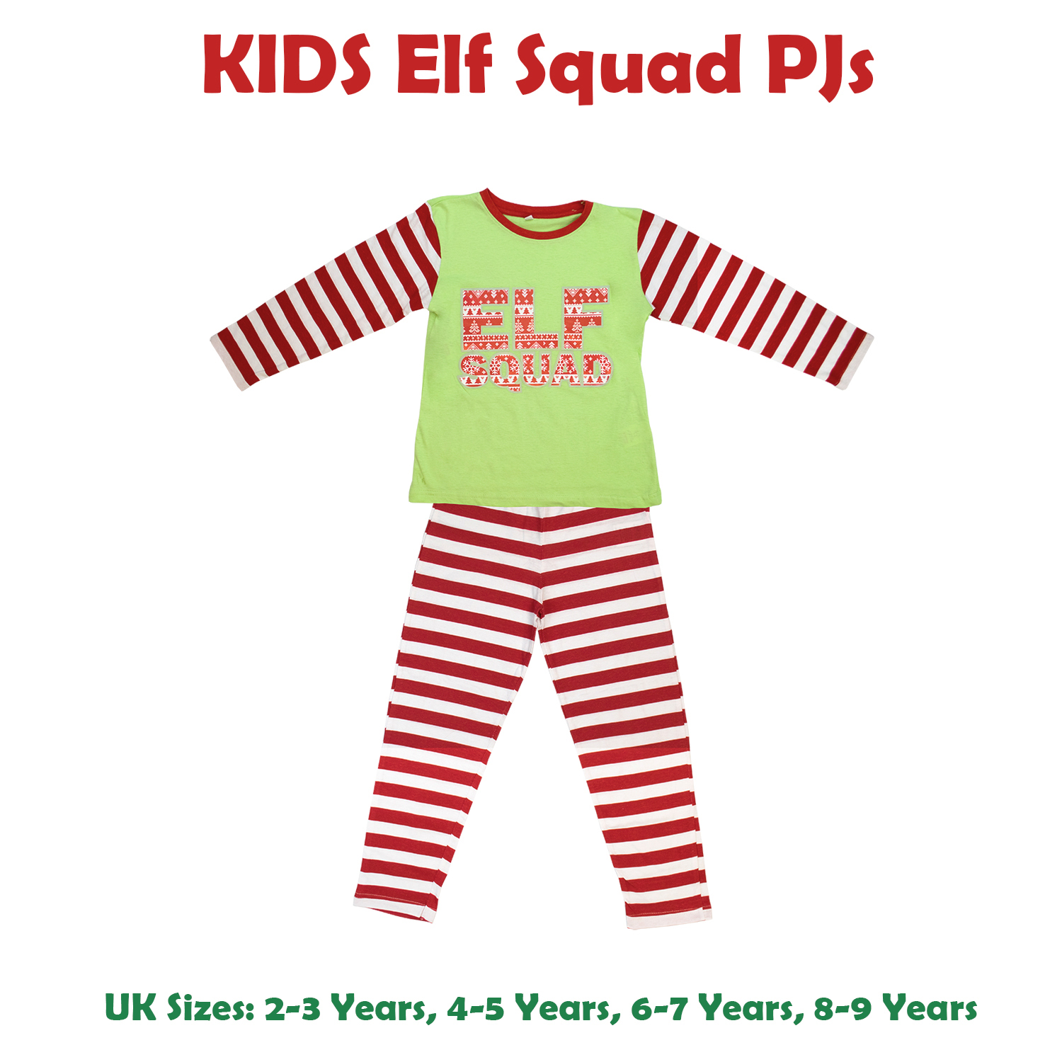 Baby Boys Girls Xmas Christmas Pyjamas Santa Squad Elf Squad Pj/'s New