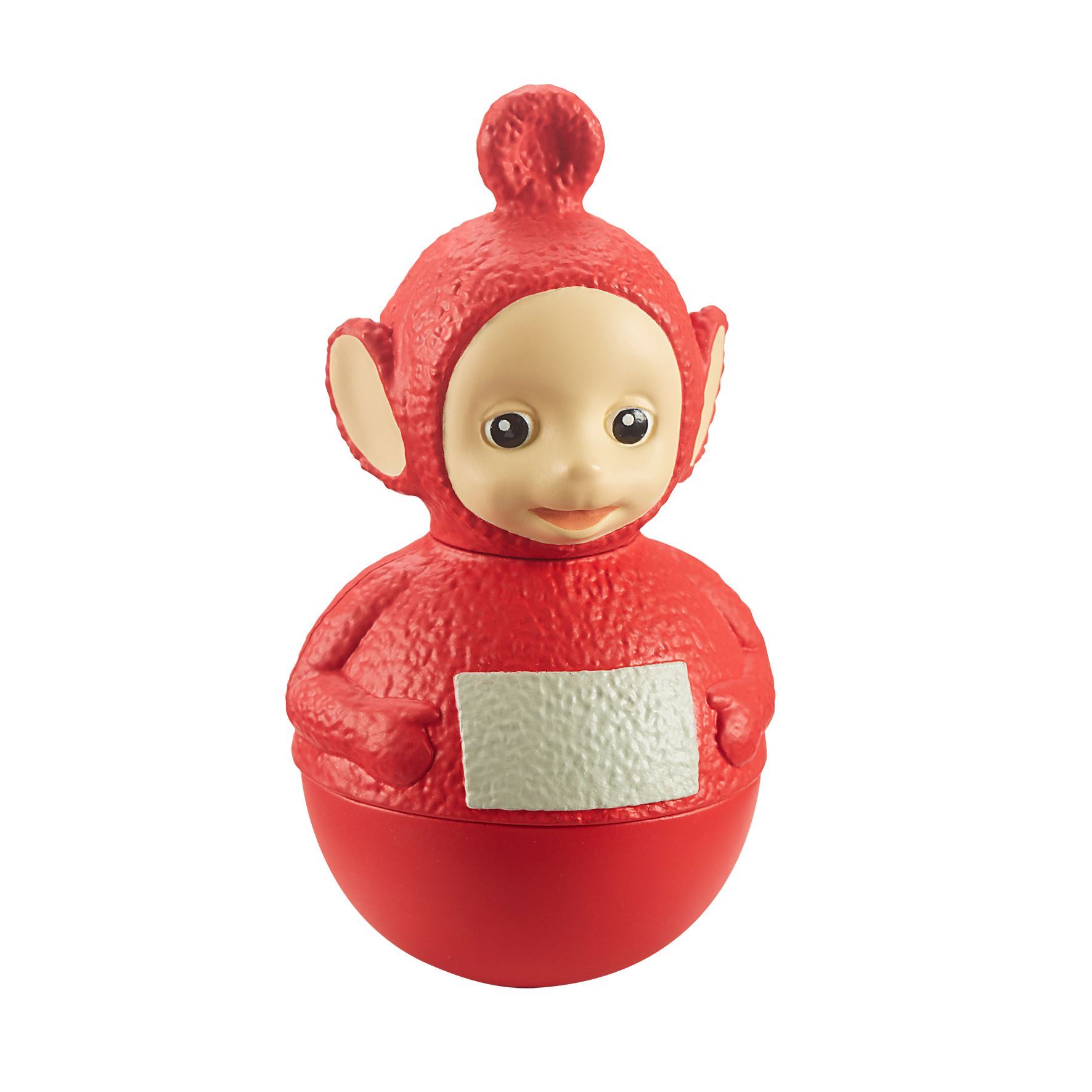 red teletubby toy