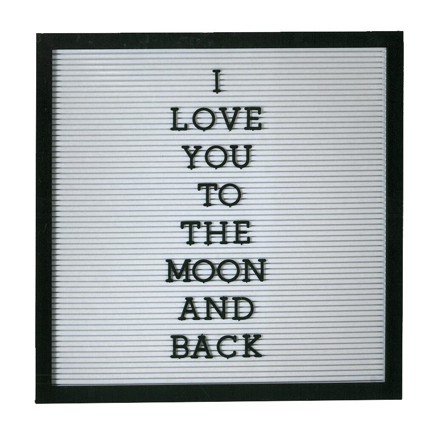 Create Your Own Message Board Personalised Display 188 Letters Numbers