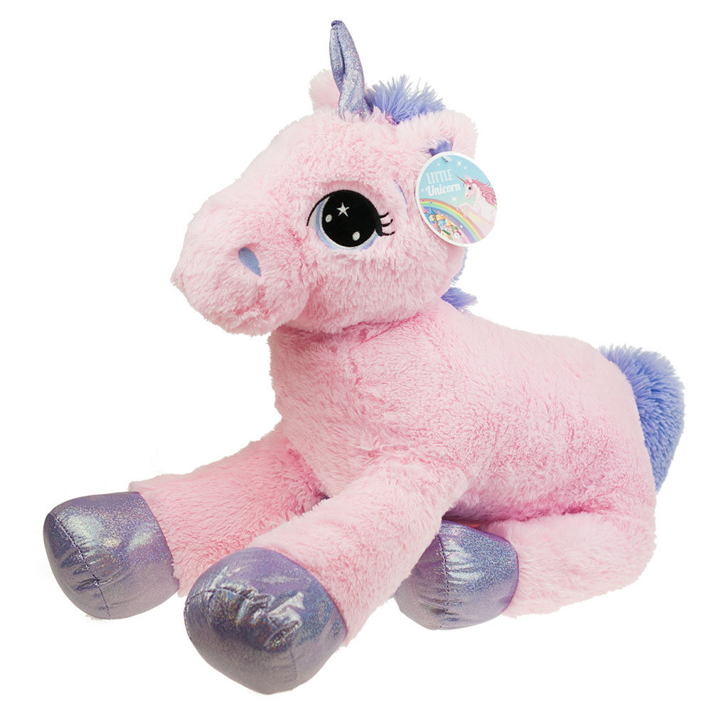 Large Giant Unicorn Plush Huggable Super Soft Toy 80cm 31in Pink Blue ...