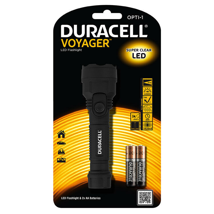 Duracell Voyager OPTI1 LED Torch 884620024475 eBay