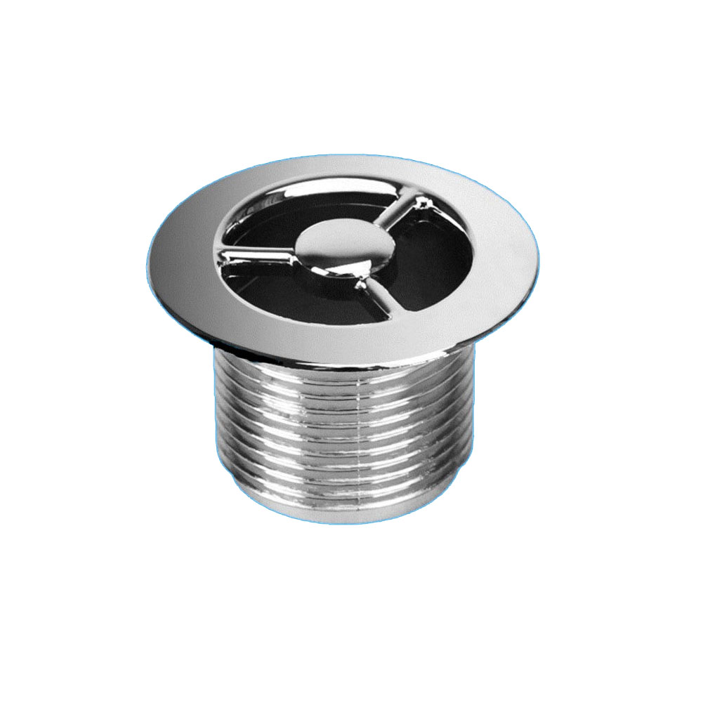 McAlpine S/GRID-25PB-CP Chrome Plated Sink Overflow Plain Grid Cover