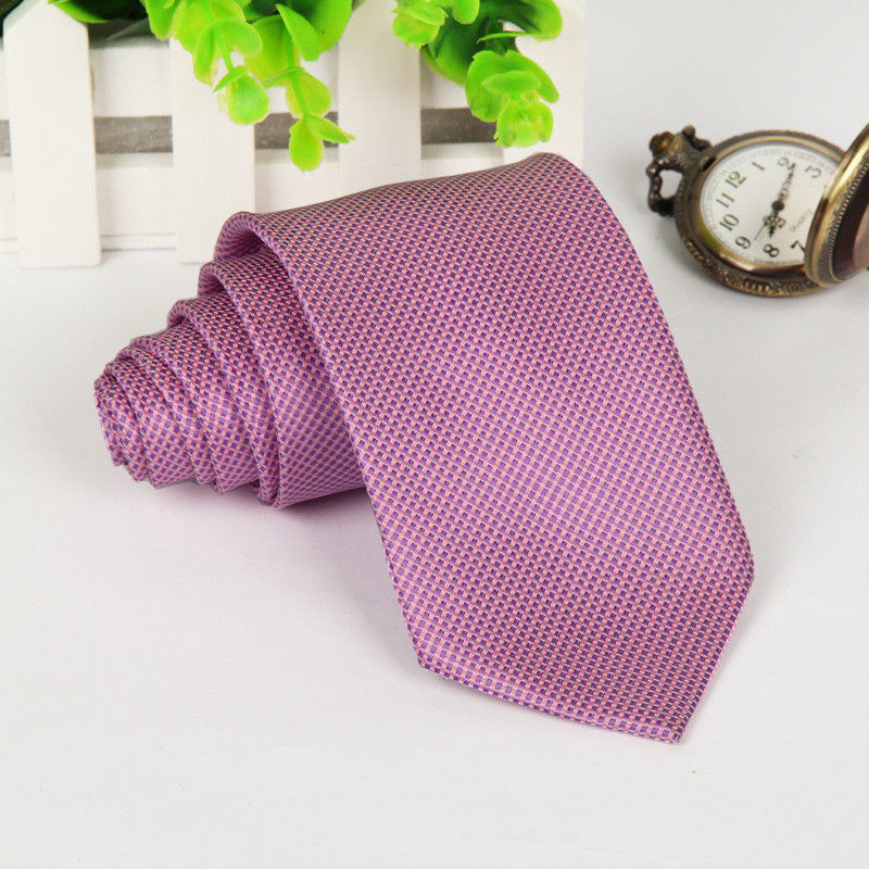 Premium Satin Plain Stripe Necktie Classic Wedding Formal Men's Tie 8CM Wide - Picture 20 of 30