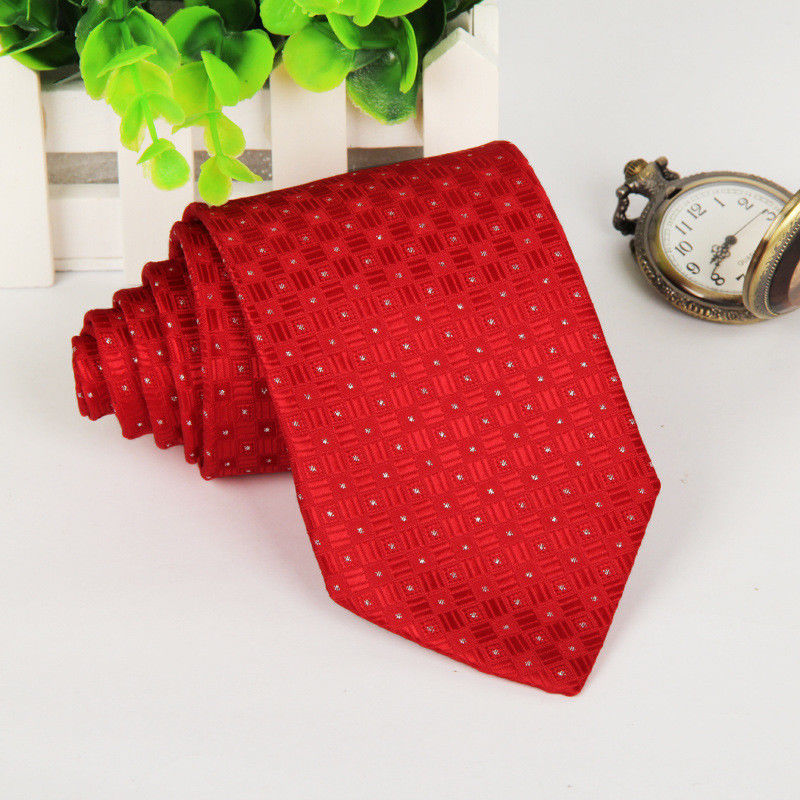 Premium Satin Plain Stripe Necktie Classic Wedding Formal Men's Tie 8CM Wide - Picture 23 of 30