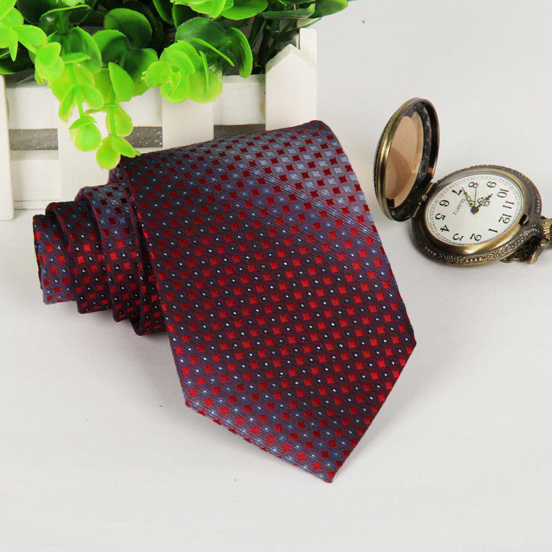 Premium Satin Plain Stripe Necktie Classic Wedding Formal Men's Tie 8CM Wide - Picture 7 of 30