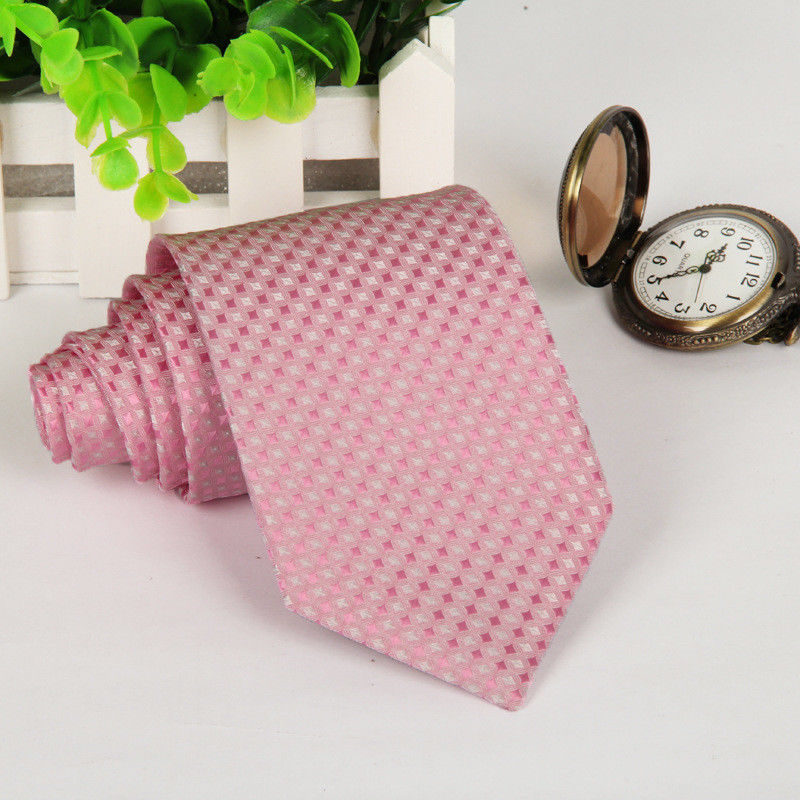 Premium Satin Plain Stripe Necktie Classic Wedding Formal Men's Tie 8CM Wide - Picture 29 of 30